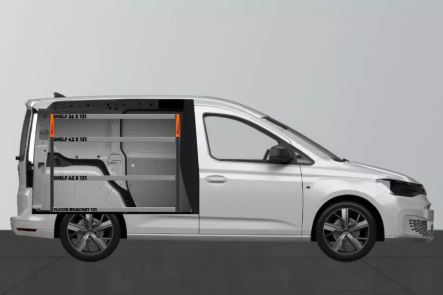 Base42 van racking VW Caddy