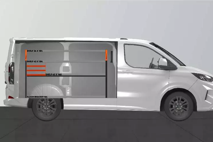 SS3 van racking Ford Custom