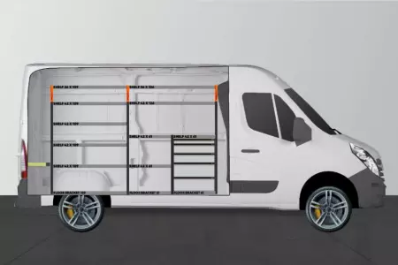 PRO5 Van rack for Movano, Master & NV400