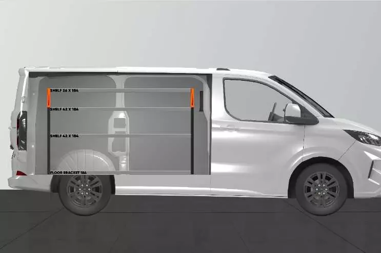 Base42 van racking Ford Custom