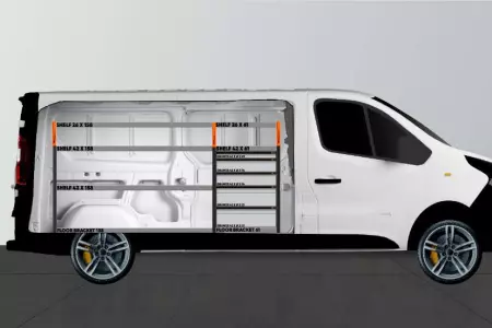 PRO5 Van rack for Talento, NV300 & Trafic L2