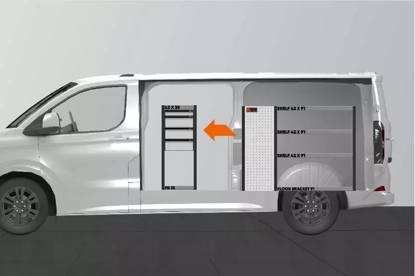 LD42 van racking  