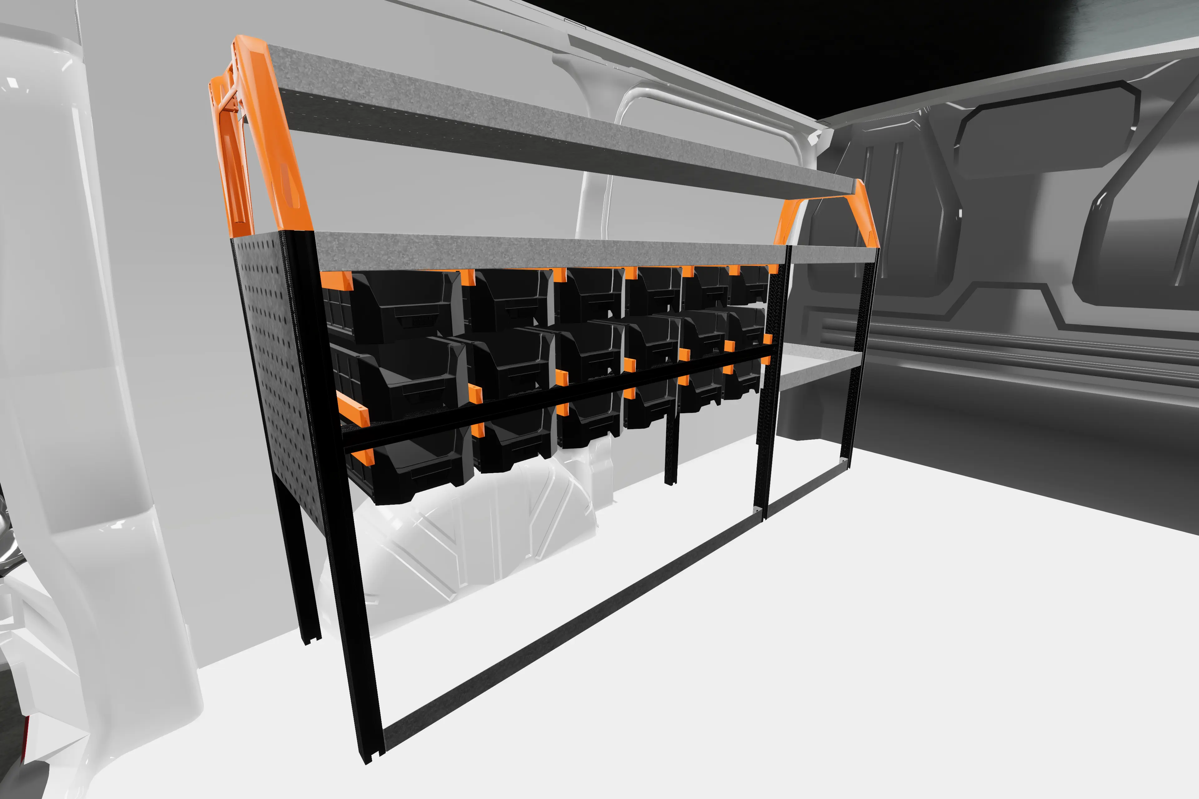 Rack van racking VW Transporter