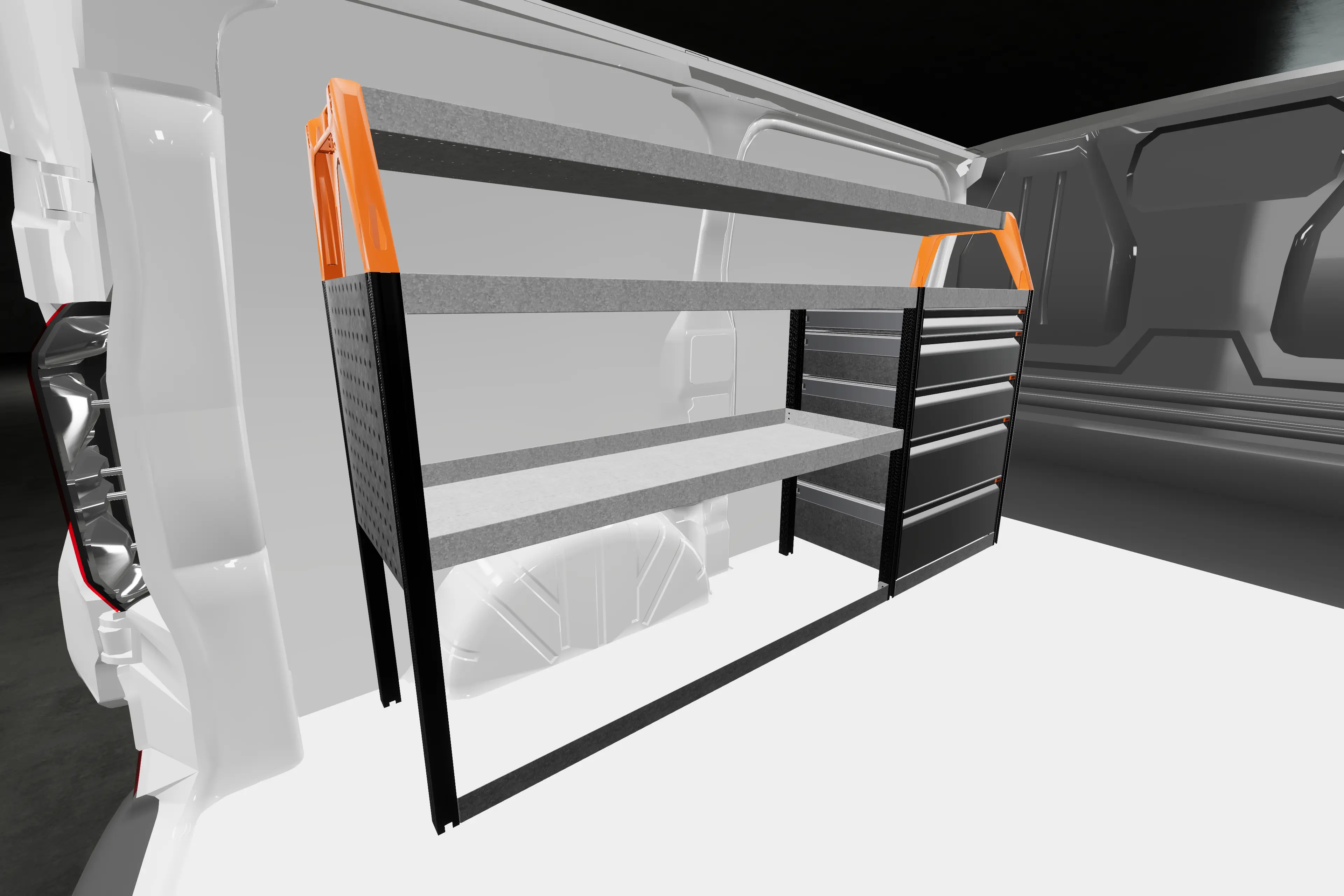 PRO5 van racking VW Transporter