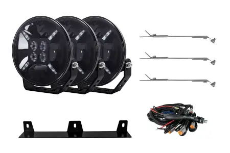 3 pcs EXPLOSION D22 COMBO 36,000 lumens
