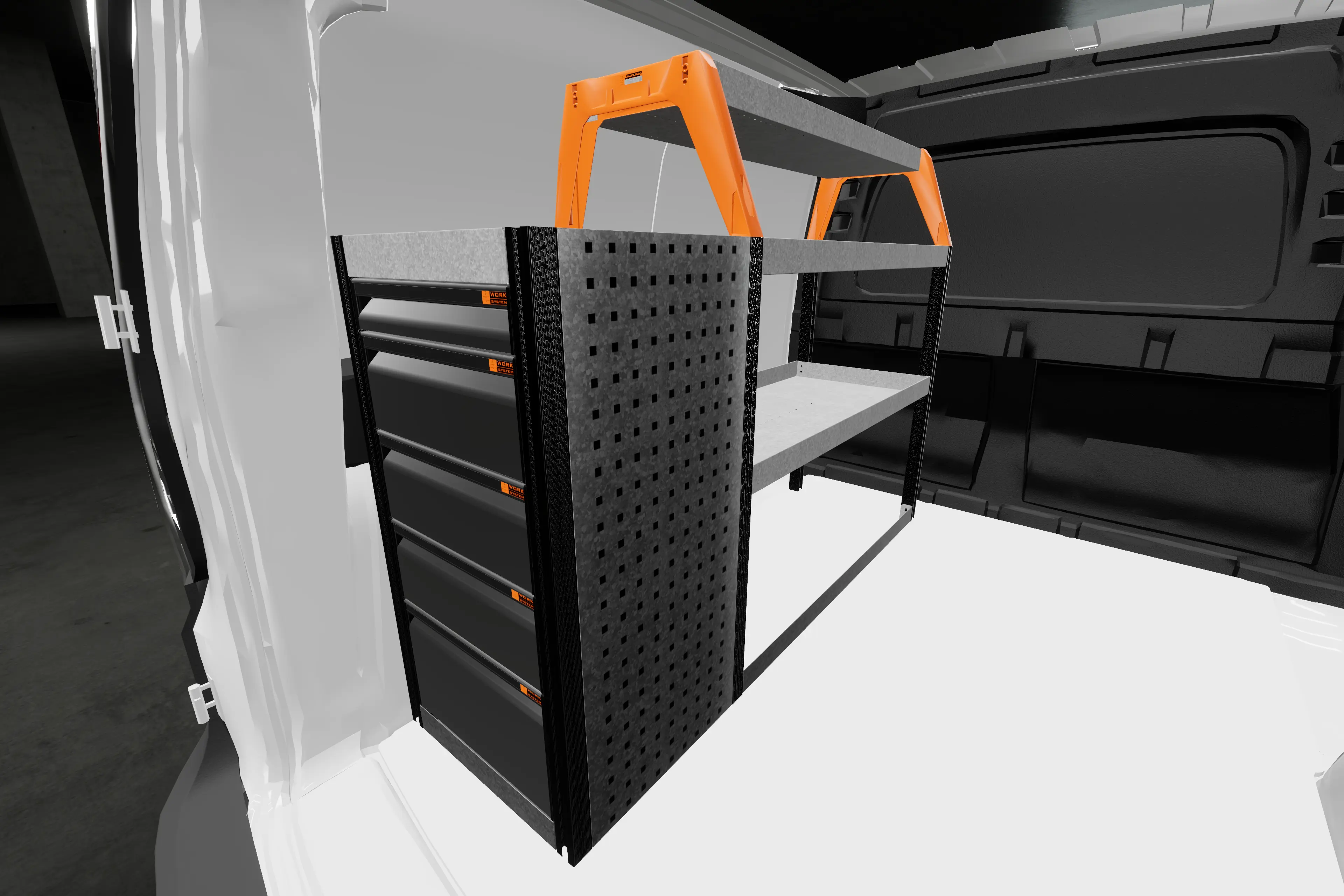 LB5 van racking VW Caddy