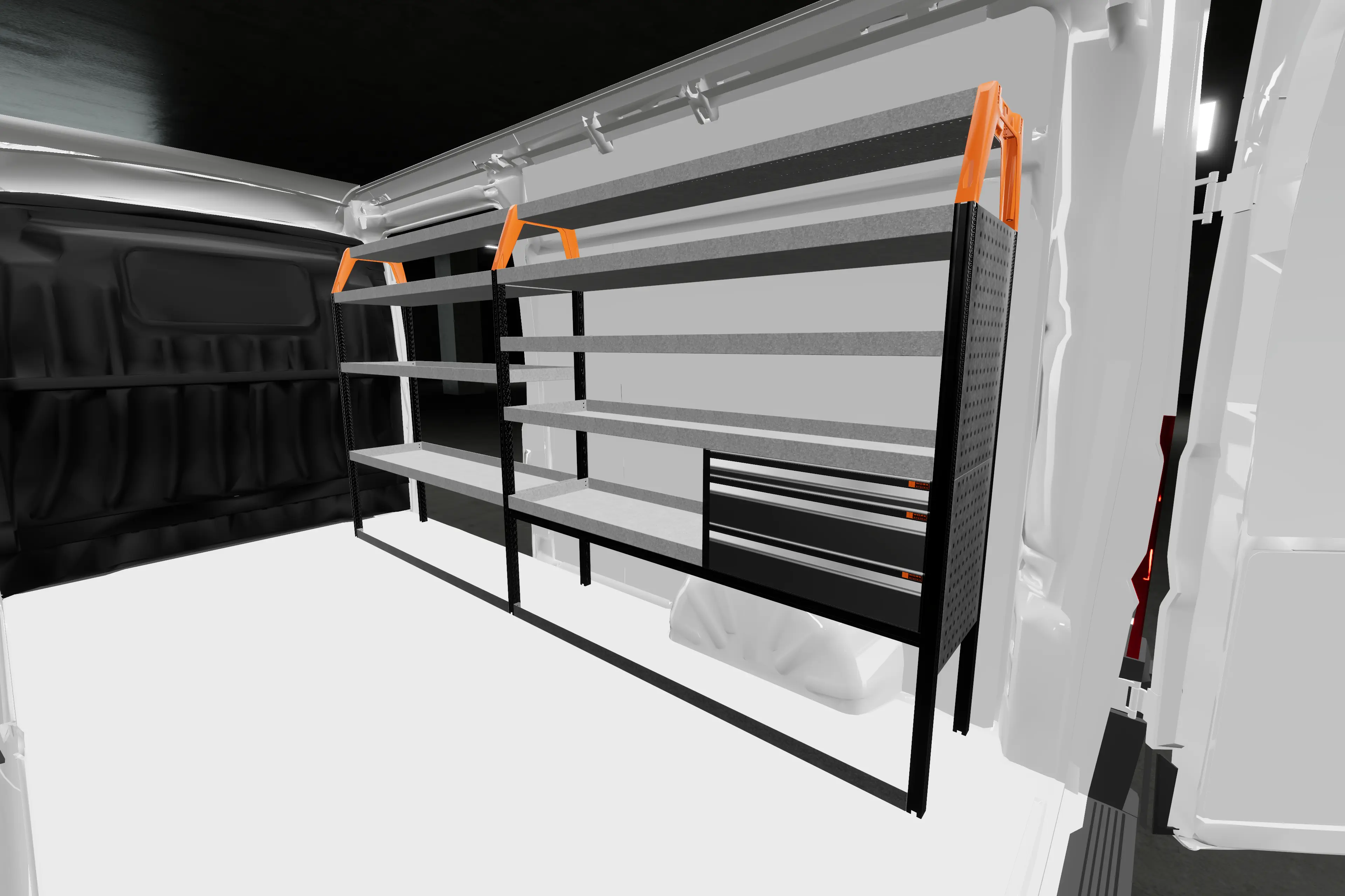 LS3 van racking Citroën Relay