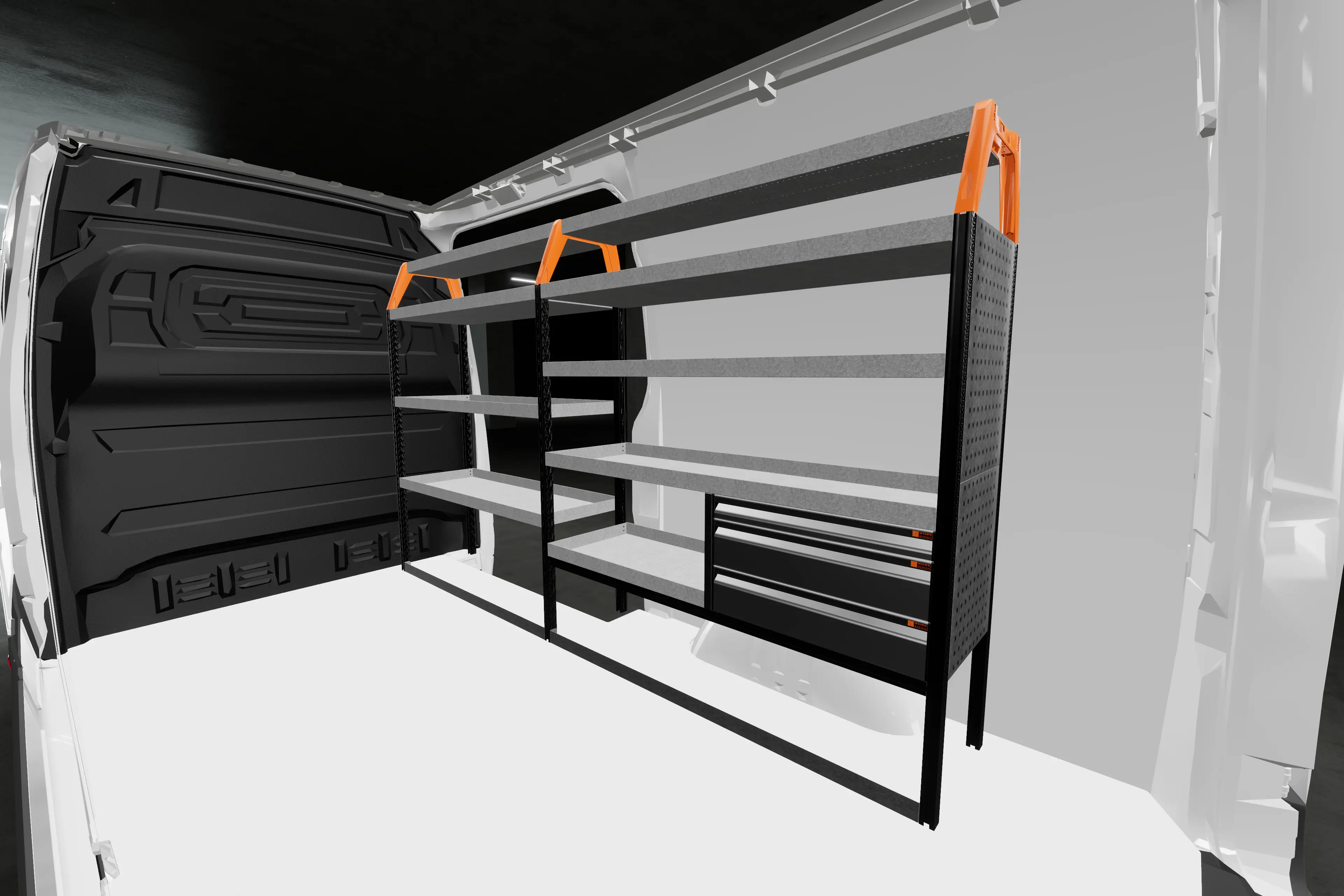 LS3 van racking Mercedes Sprinter