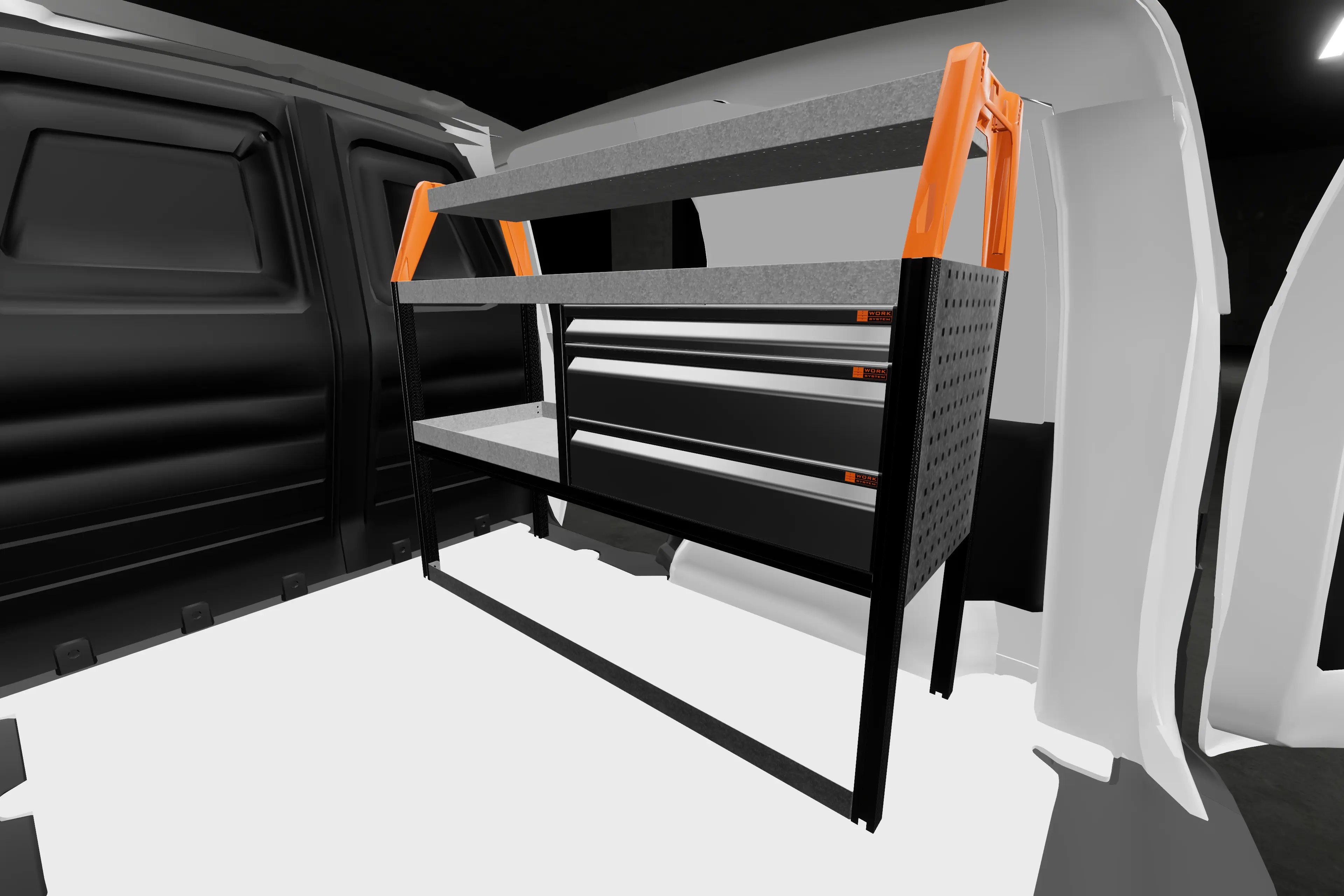 LS3 van racking Renault 