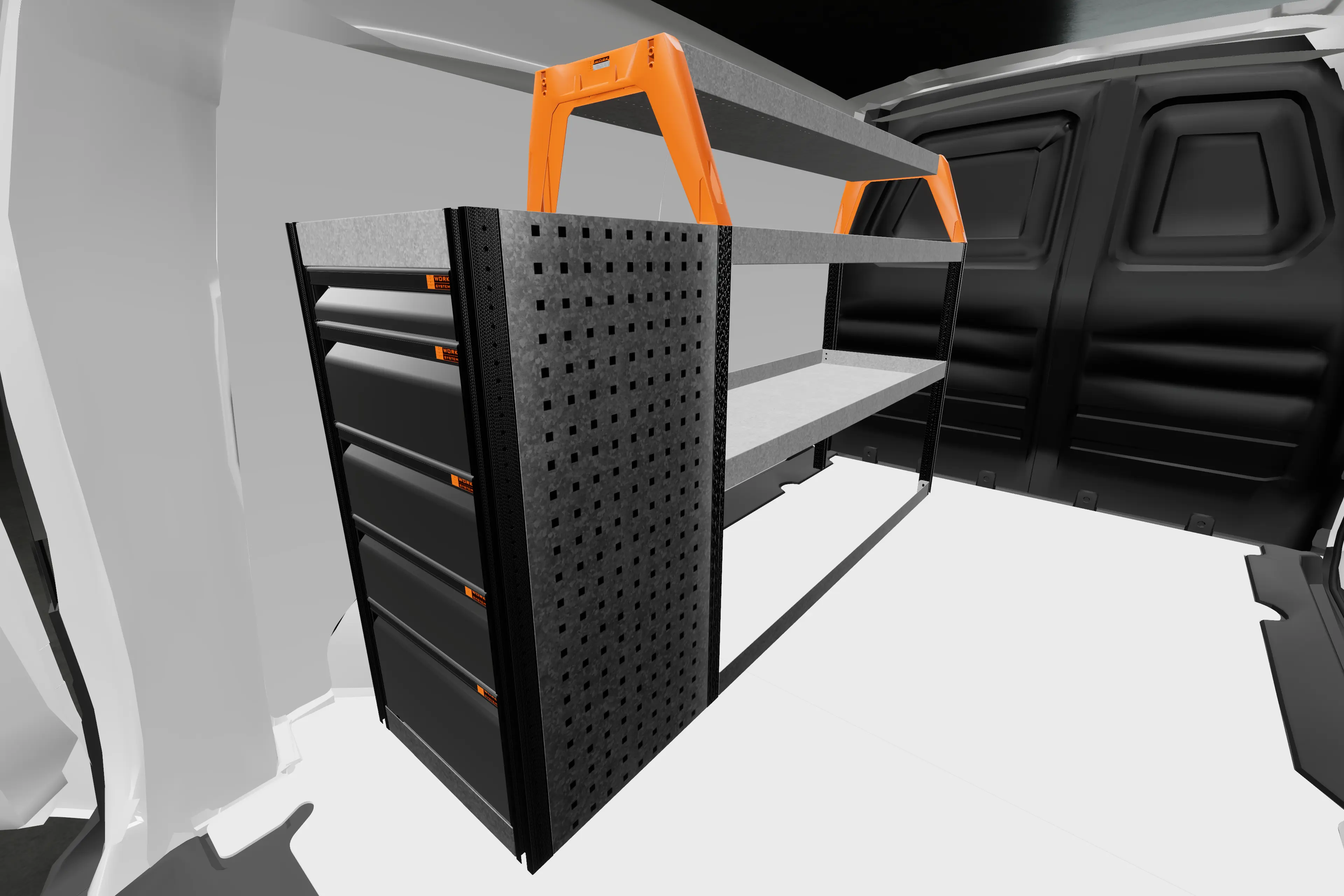 LB5 van racking Renault 