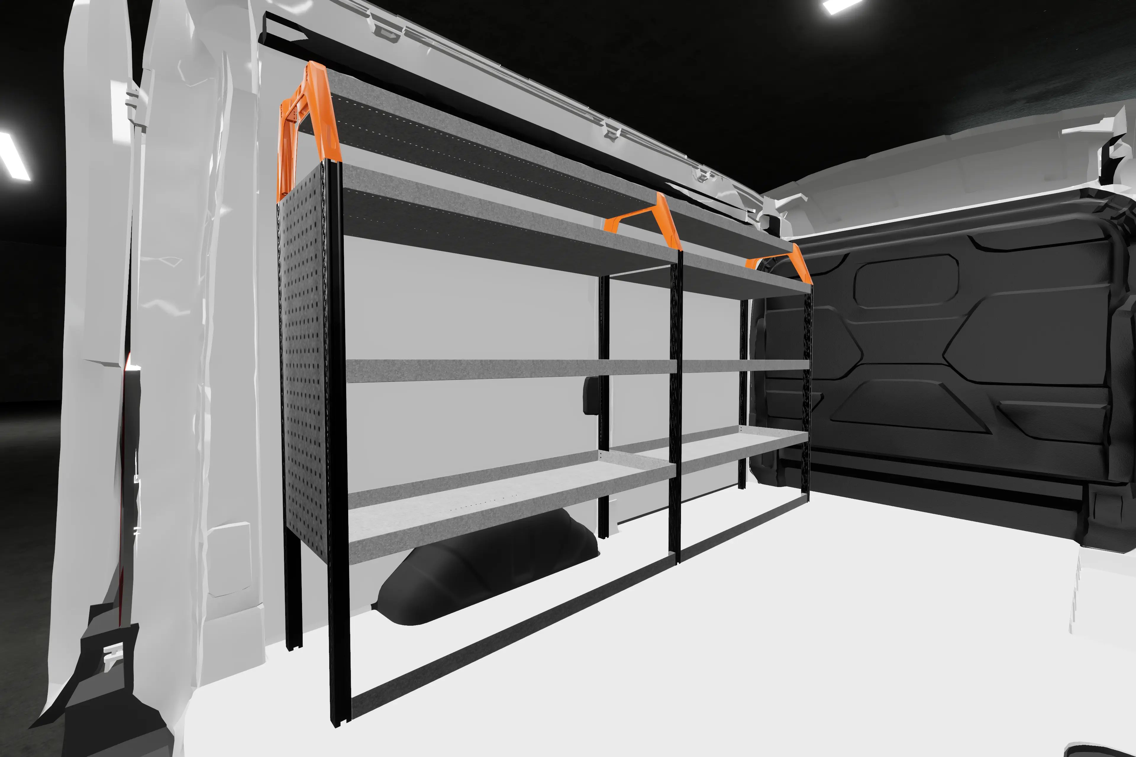 Base42 van racking Ford Transit