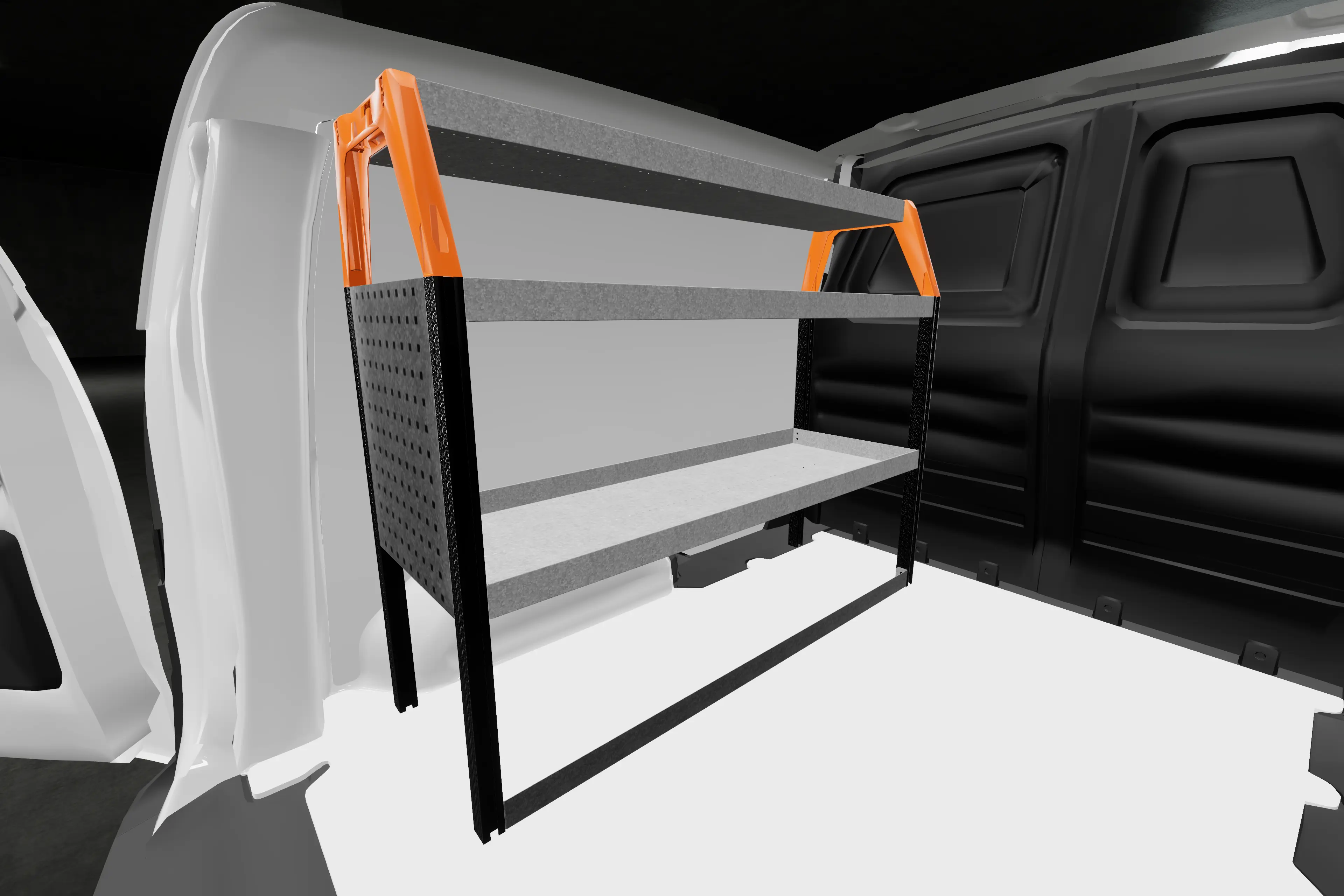 Base42 van racking Mercedes 