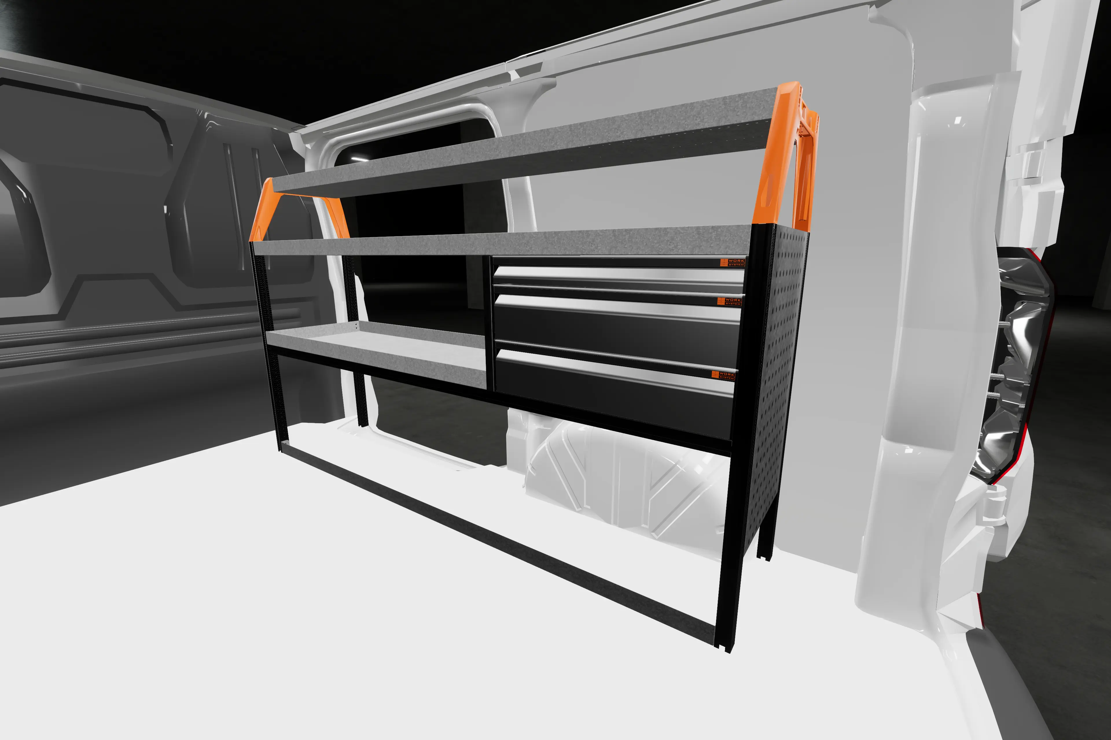LS3 van racking VW Transporter