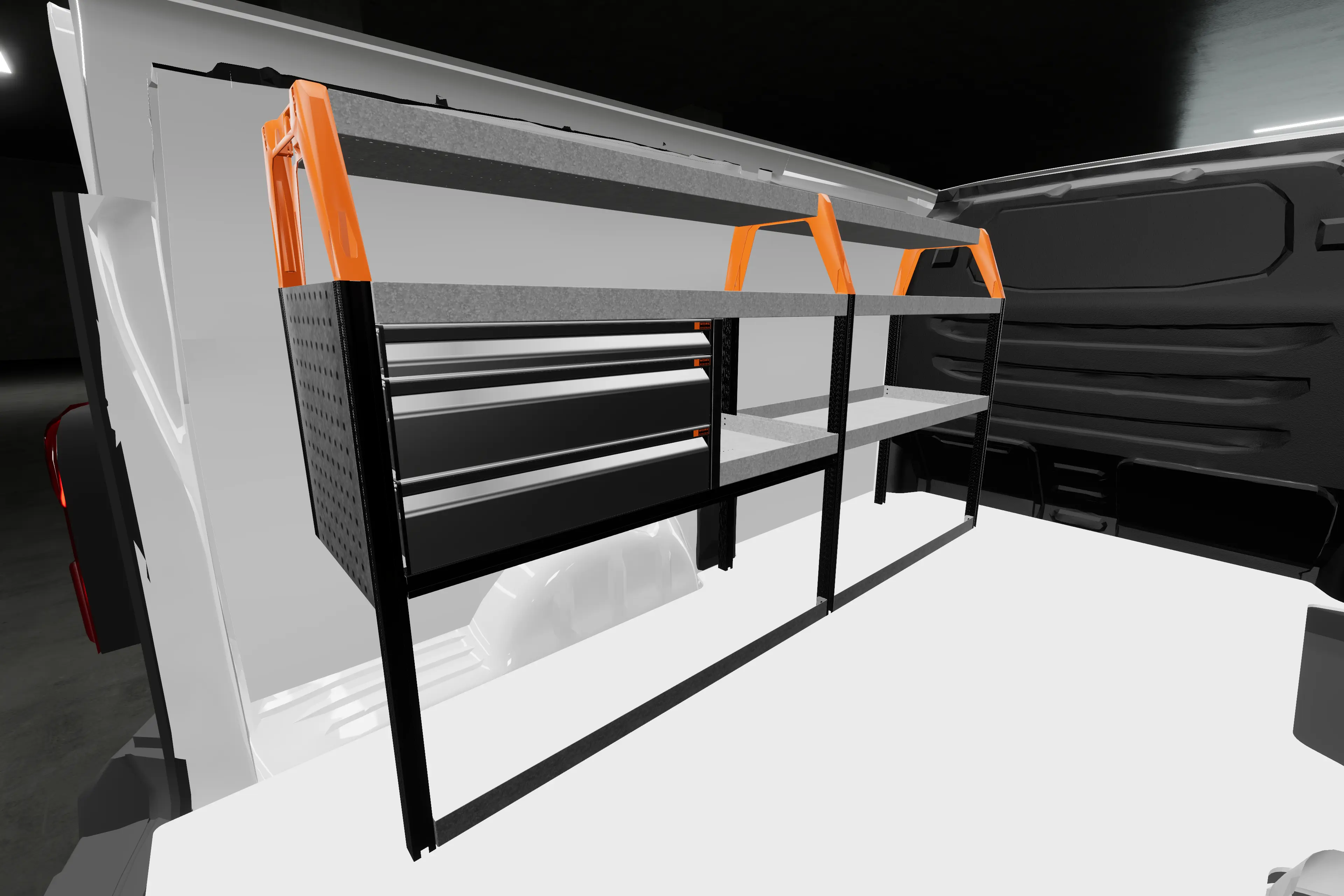 LS3 van racking Citroën Dispatch