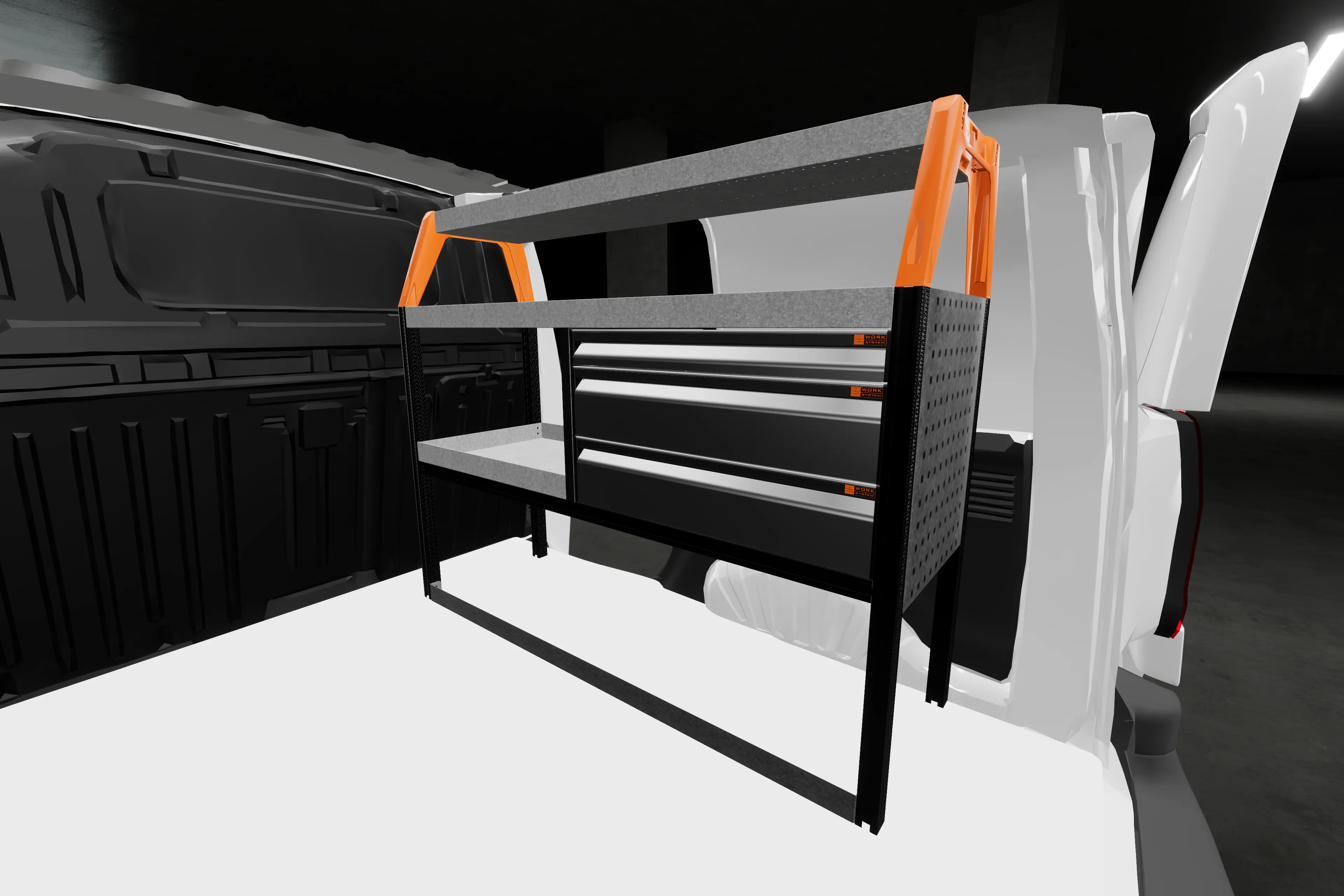 LS3 van racking Fiat Doblo