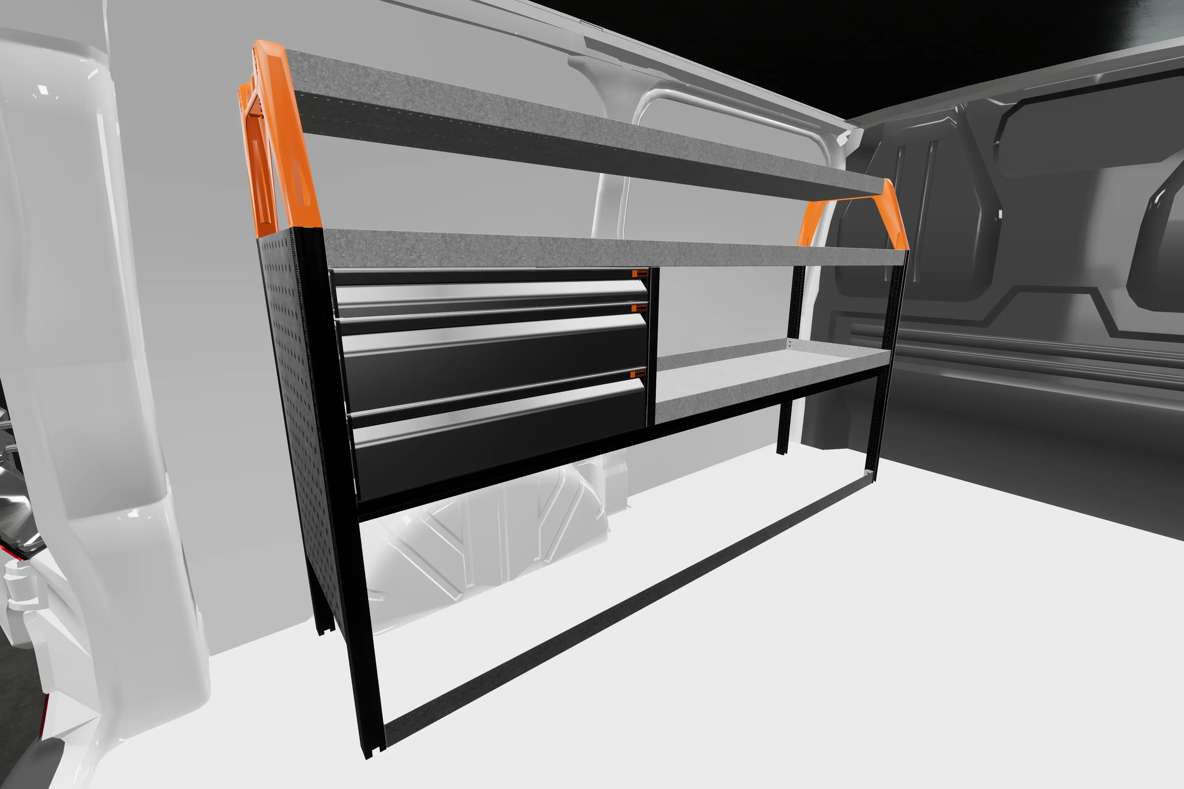LS3 van racking VW Transporter