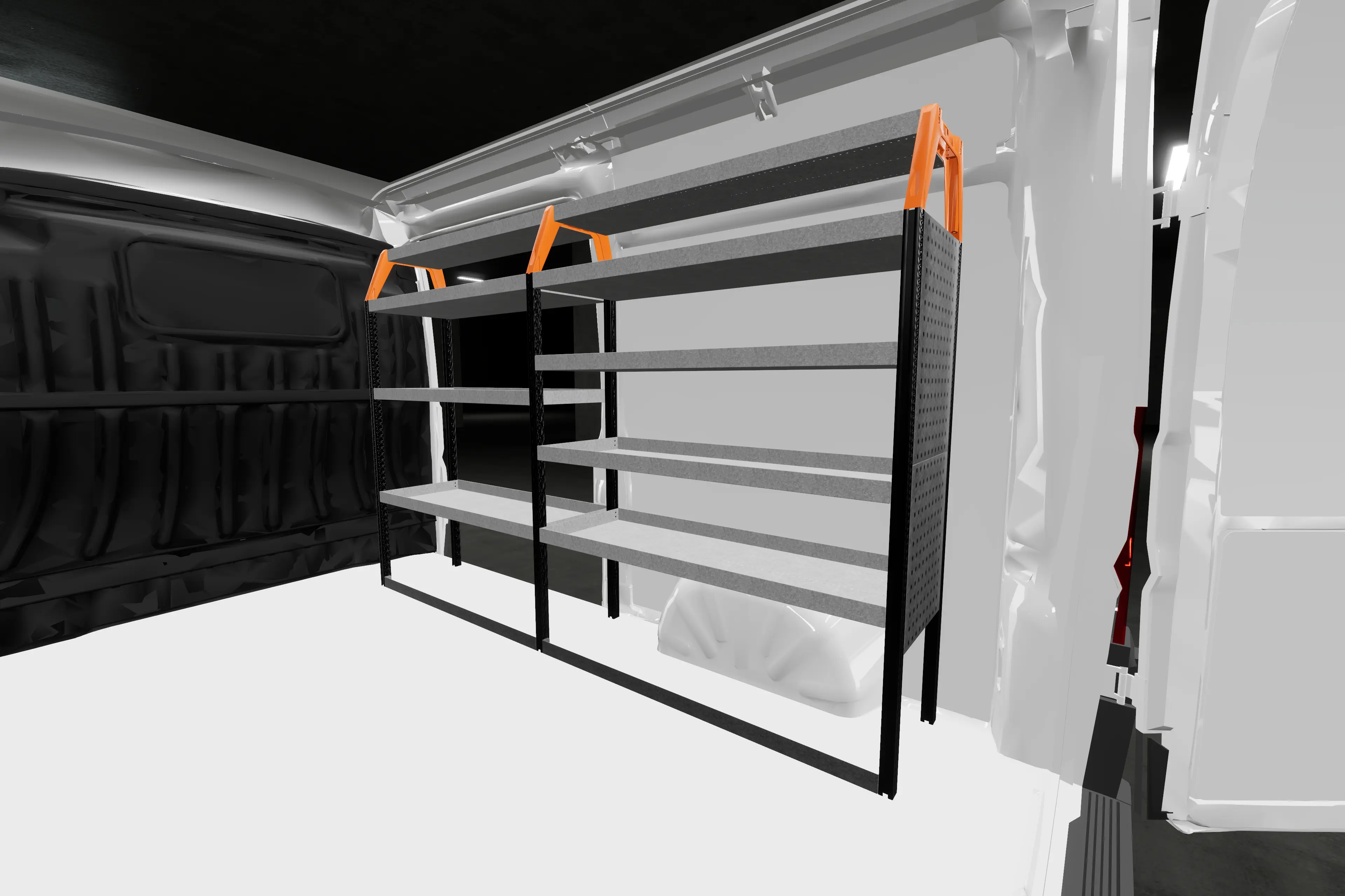 Base42 van racking Fiat Ducato
