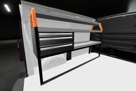 LS3 Van rack for Expert, Jumpy, Vivaro, Scudo & ProAce L2