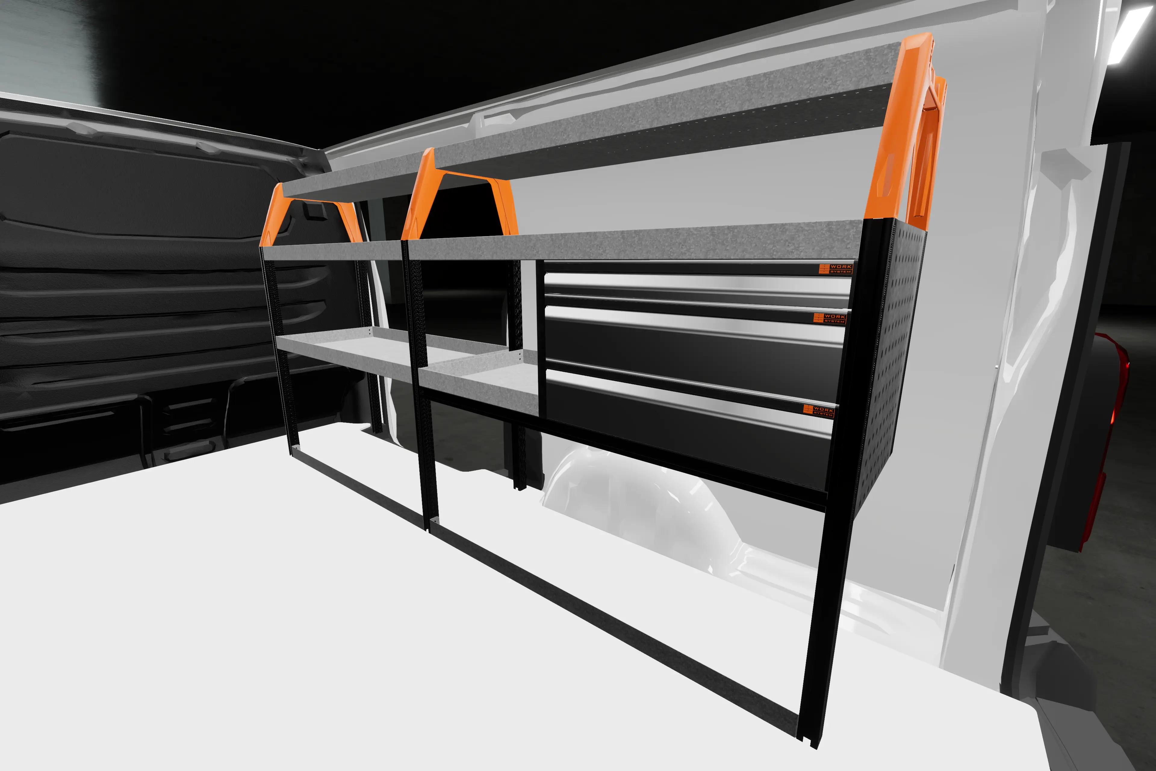 LS3 van racking Citroën Dispatch