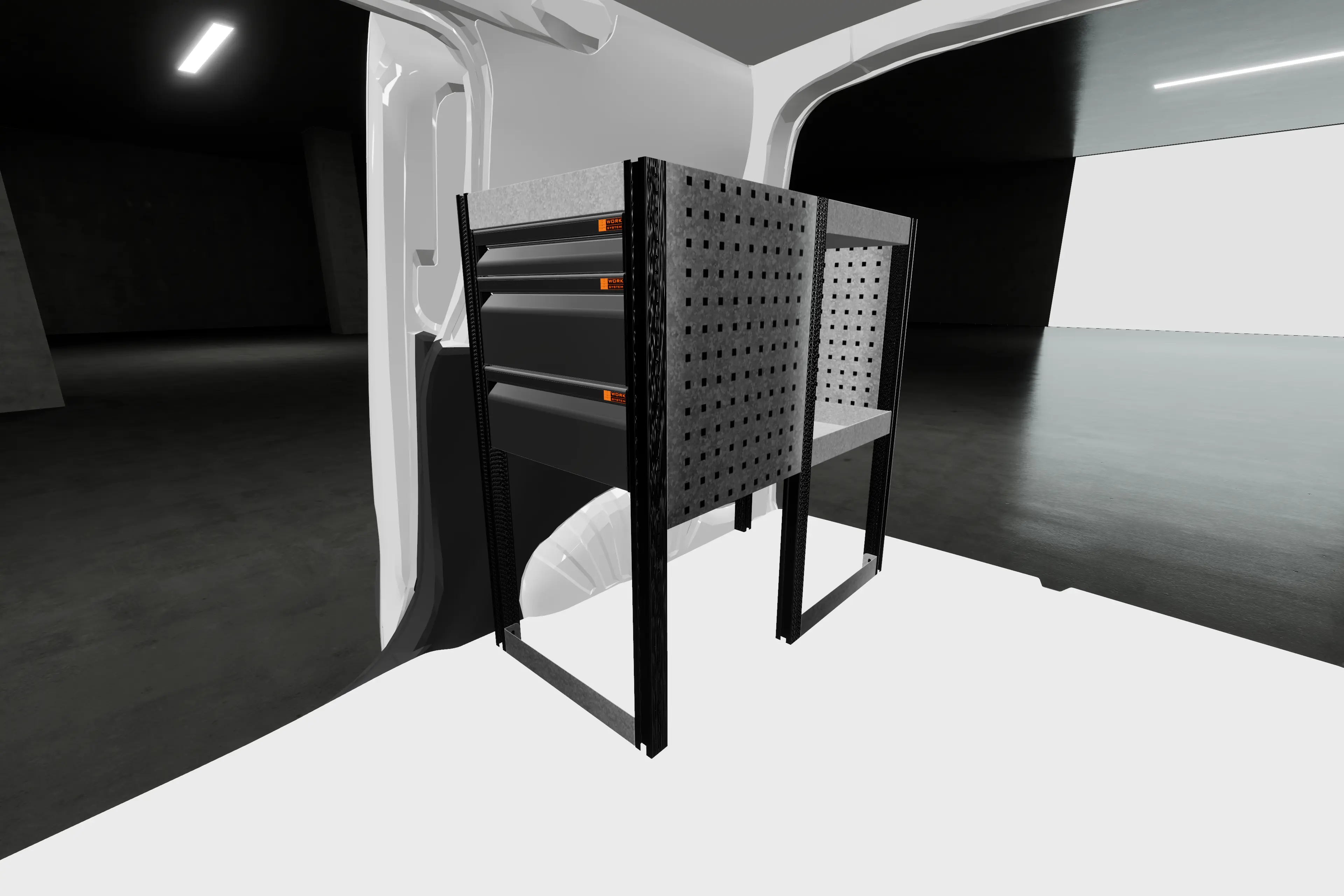 LD42 van racking Fiat Doblo