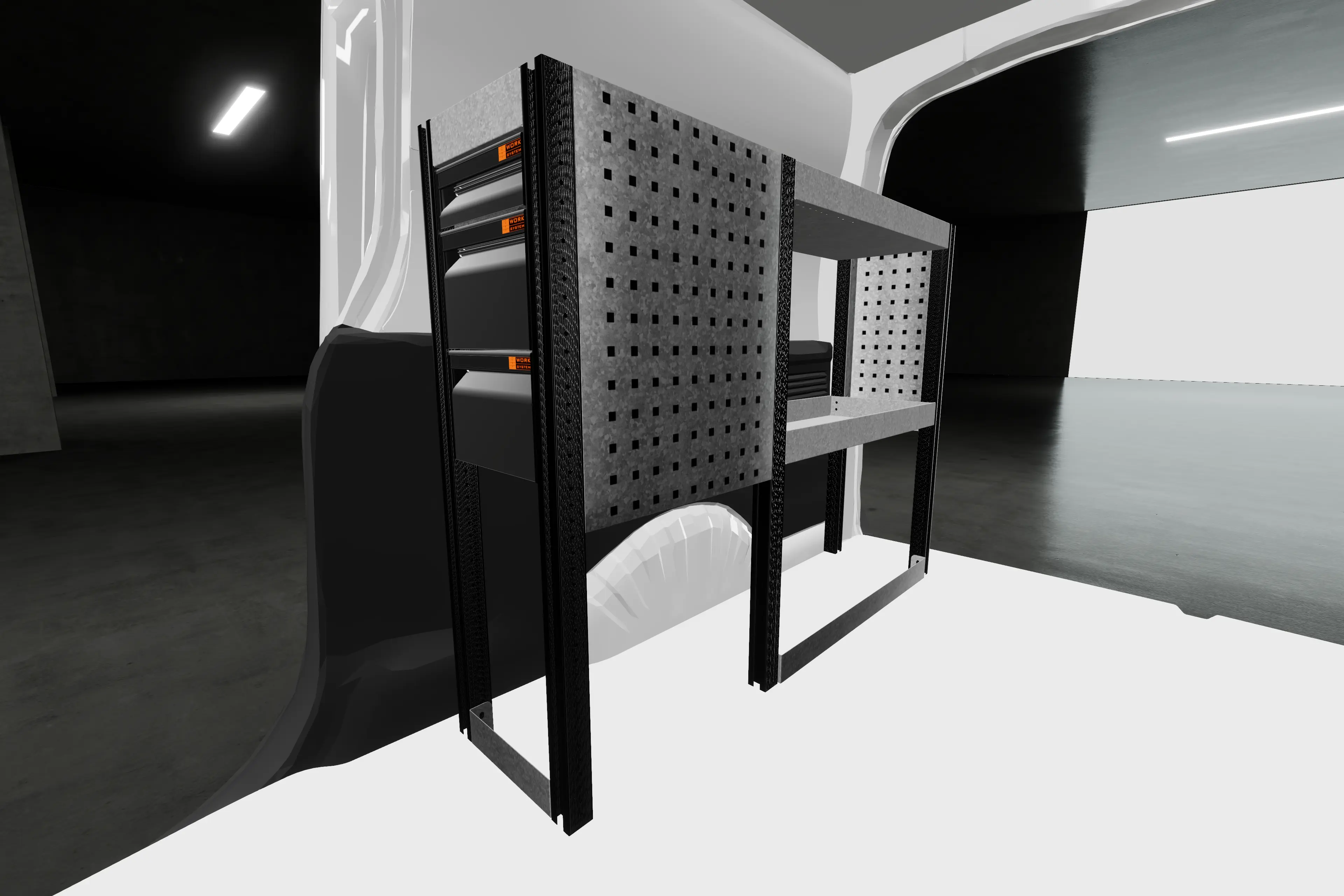 LD26 van racking Citroën Berlingo