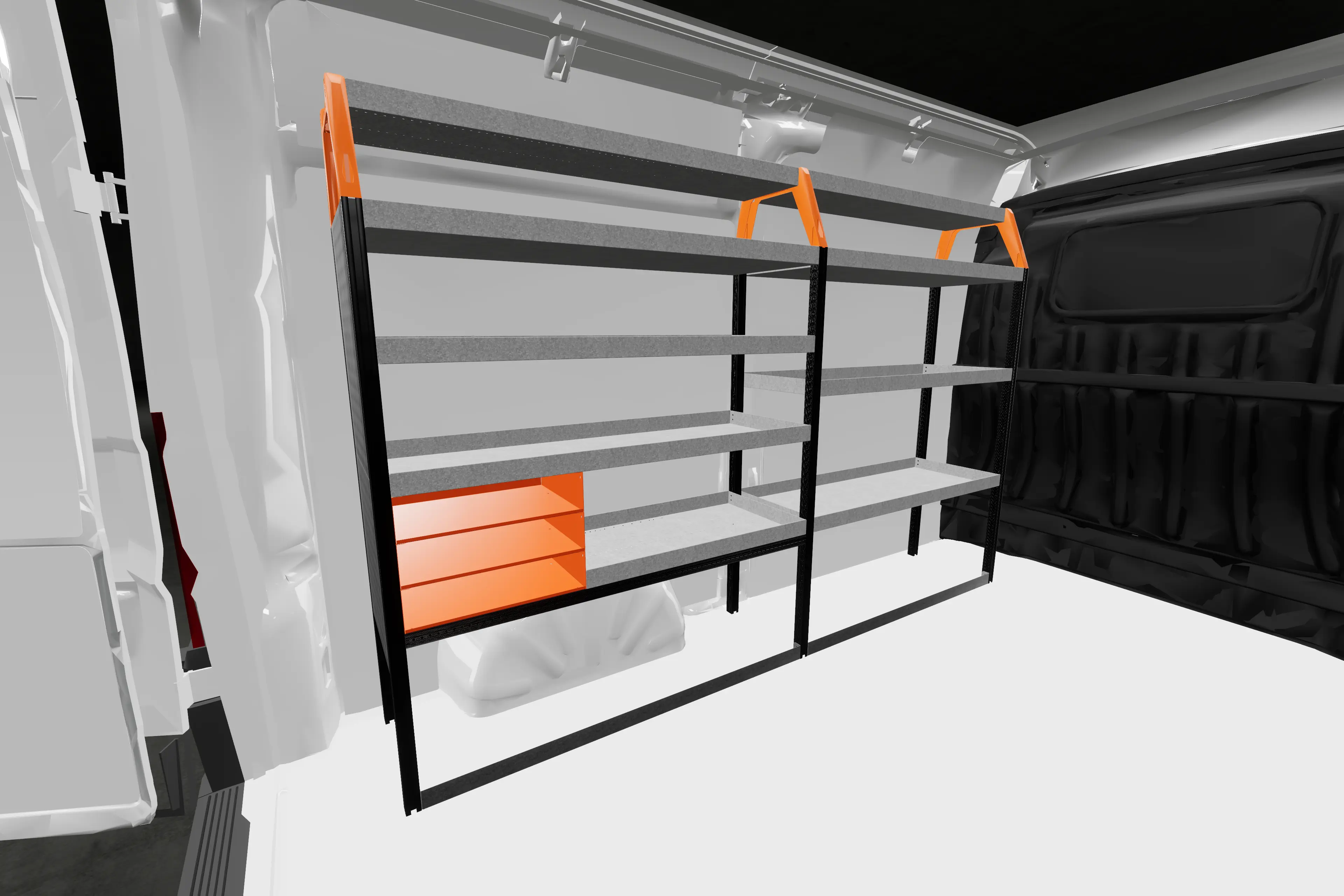 SS3 van racking Fiat Ducato