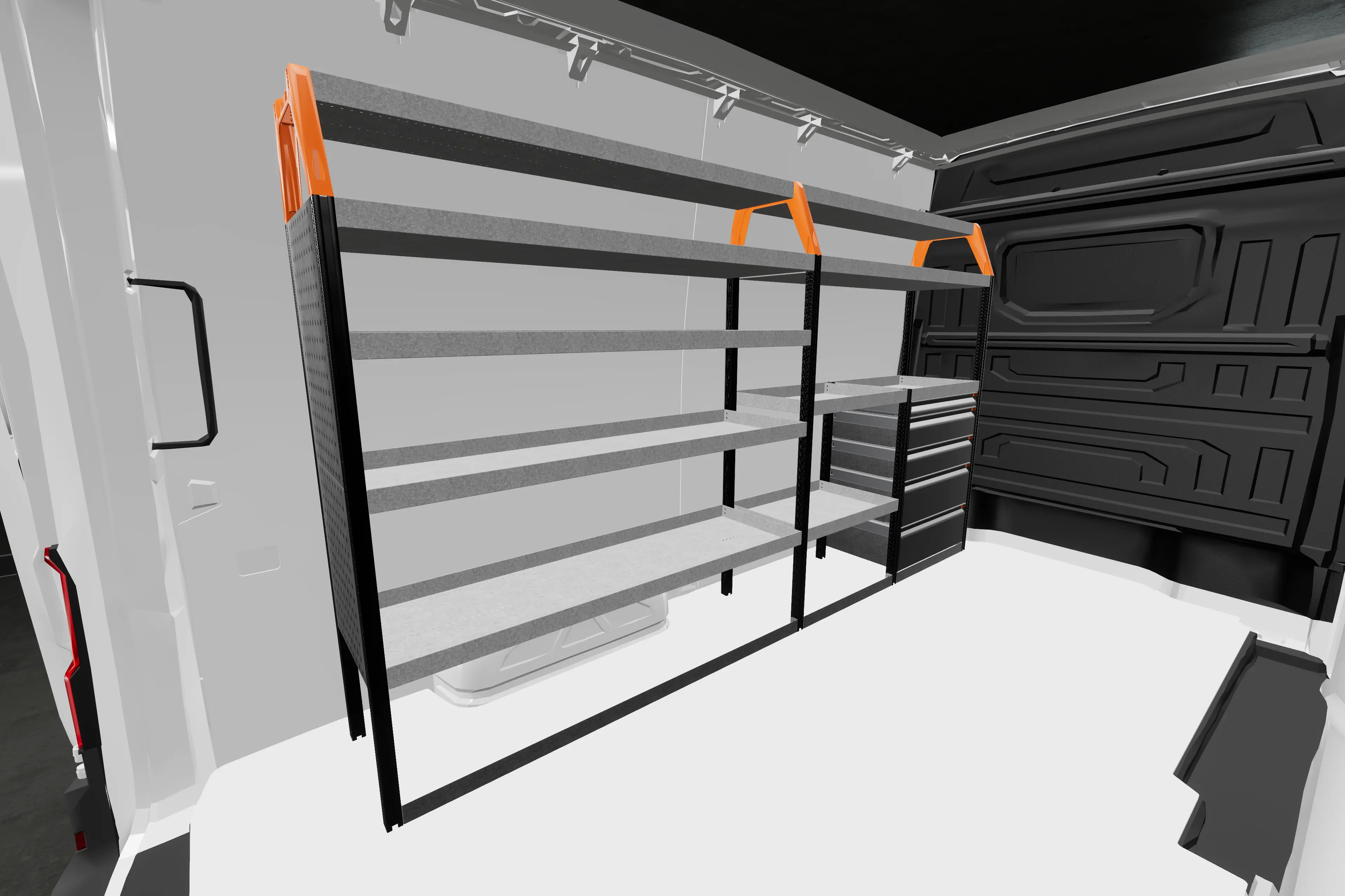 PRO5 van racking MAN 