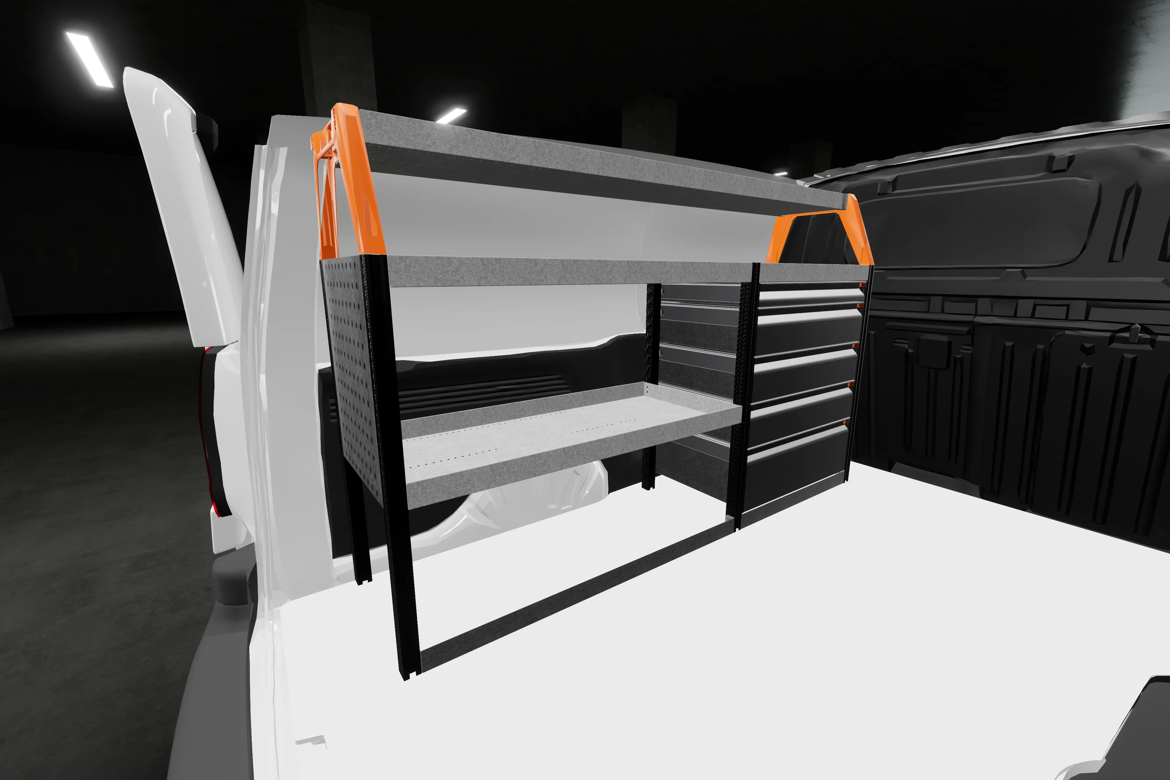 PRO5 van racking Fiat Doblo