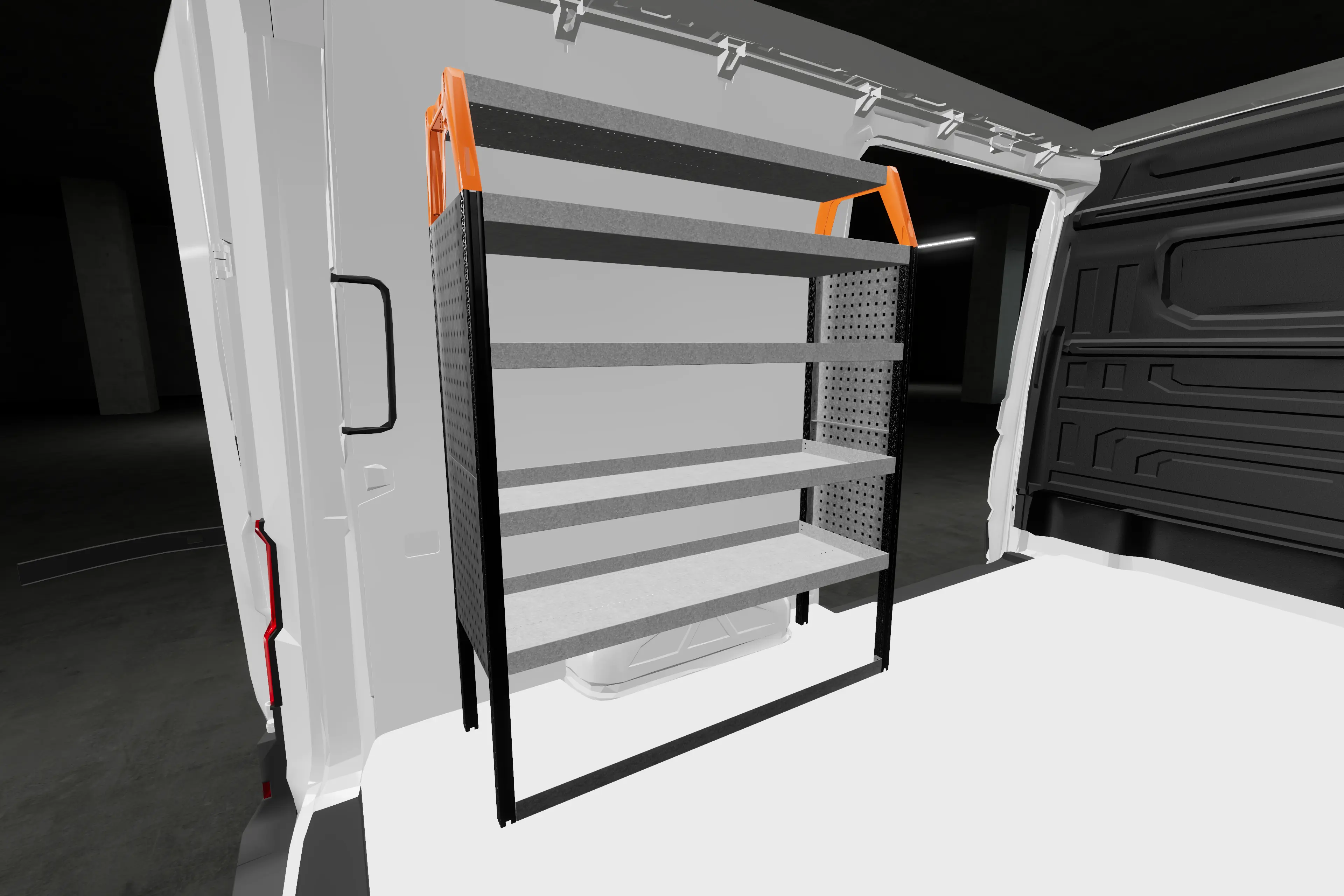 Short42 van racking MAN 