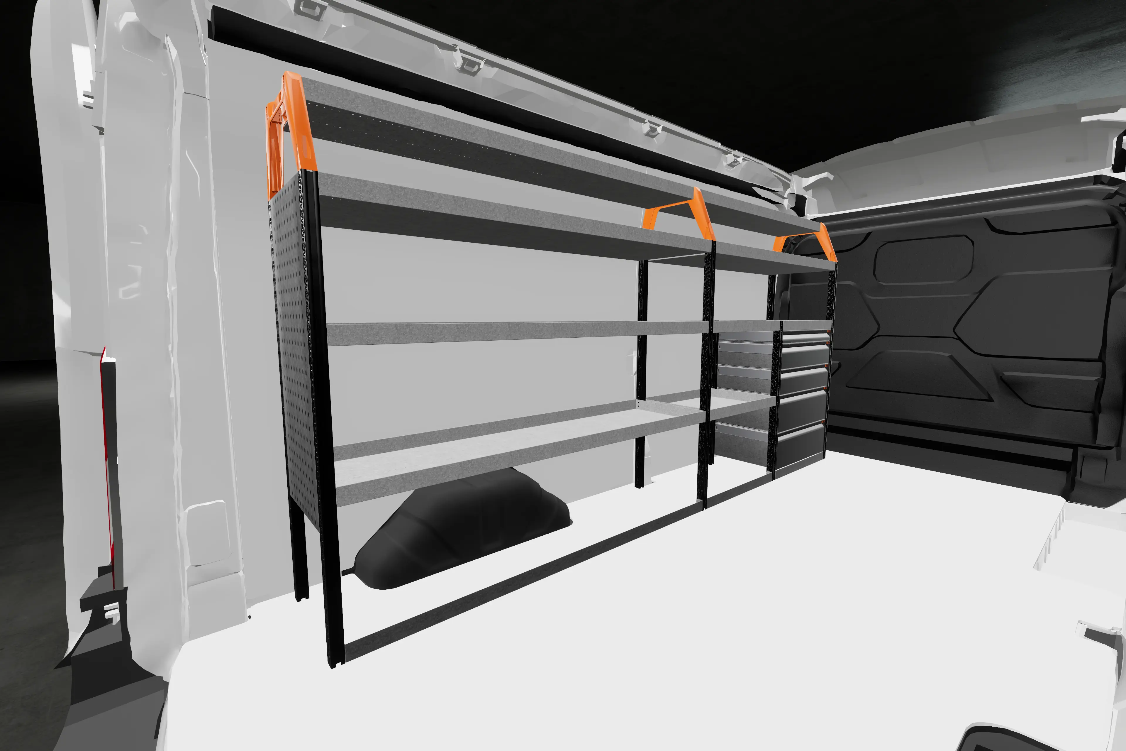 PRO5 van racking Ford Transit
