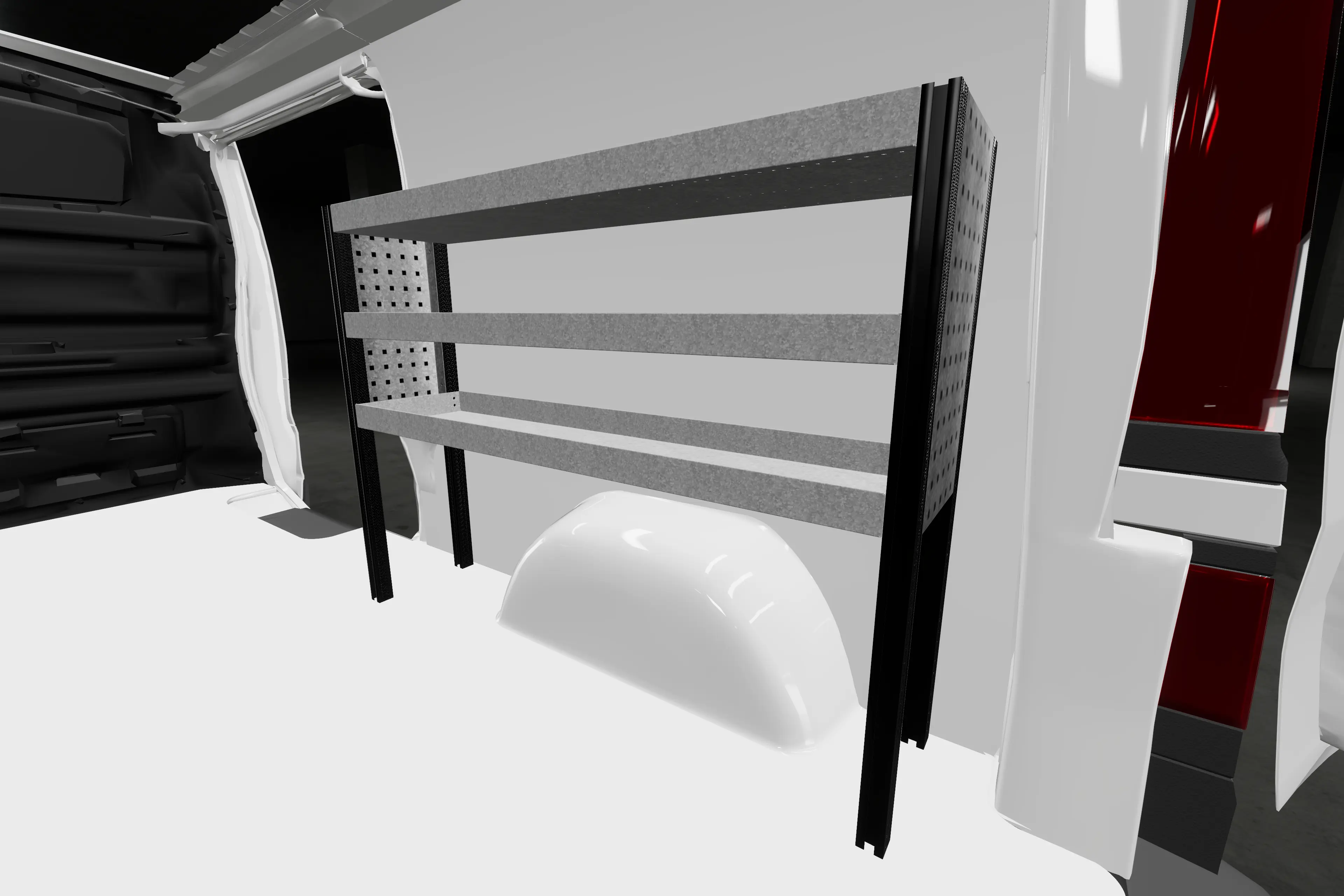 Short26 van racking Renault 