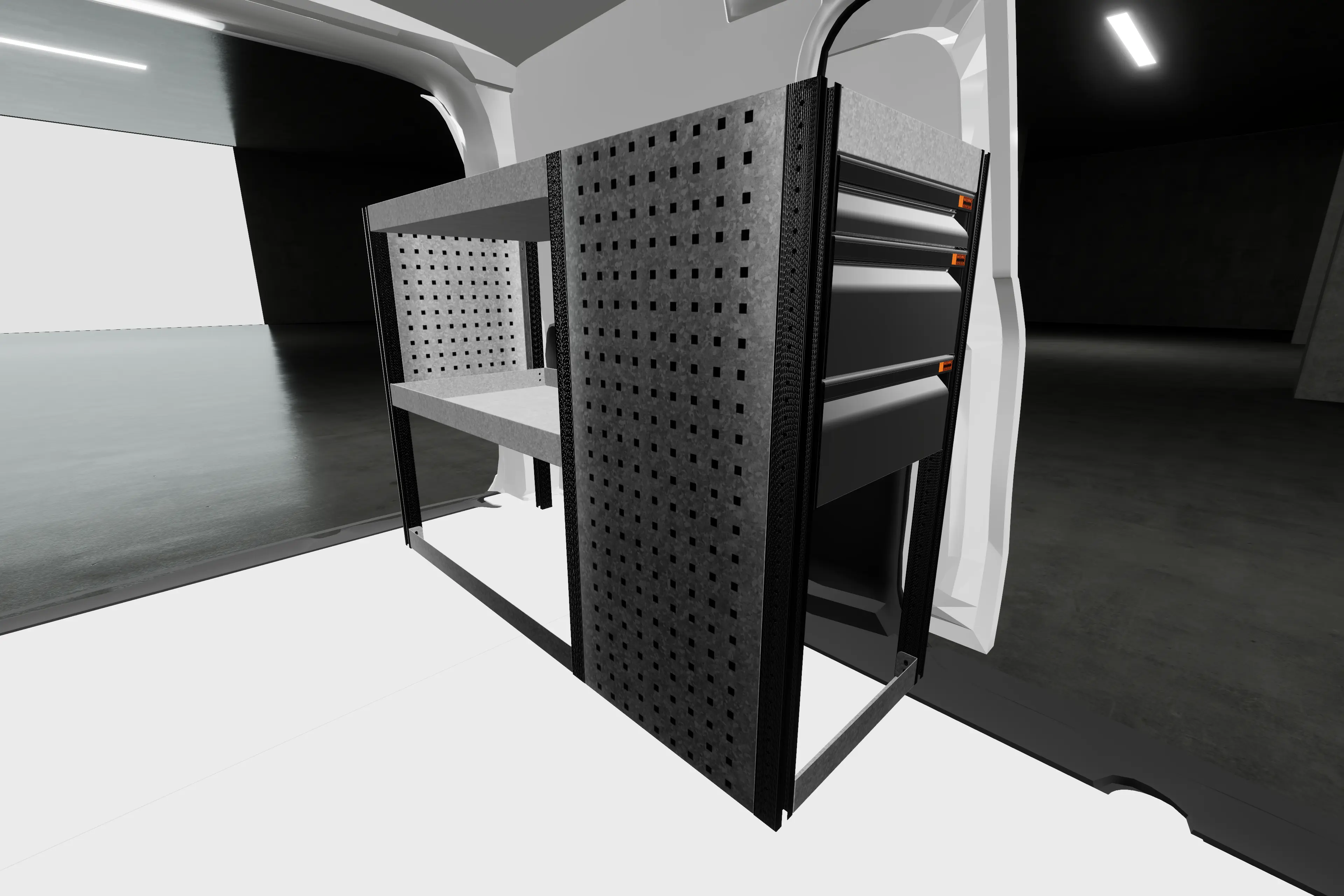 LD42 van racking Mercedes 