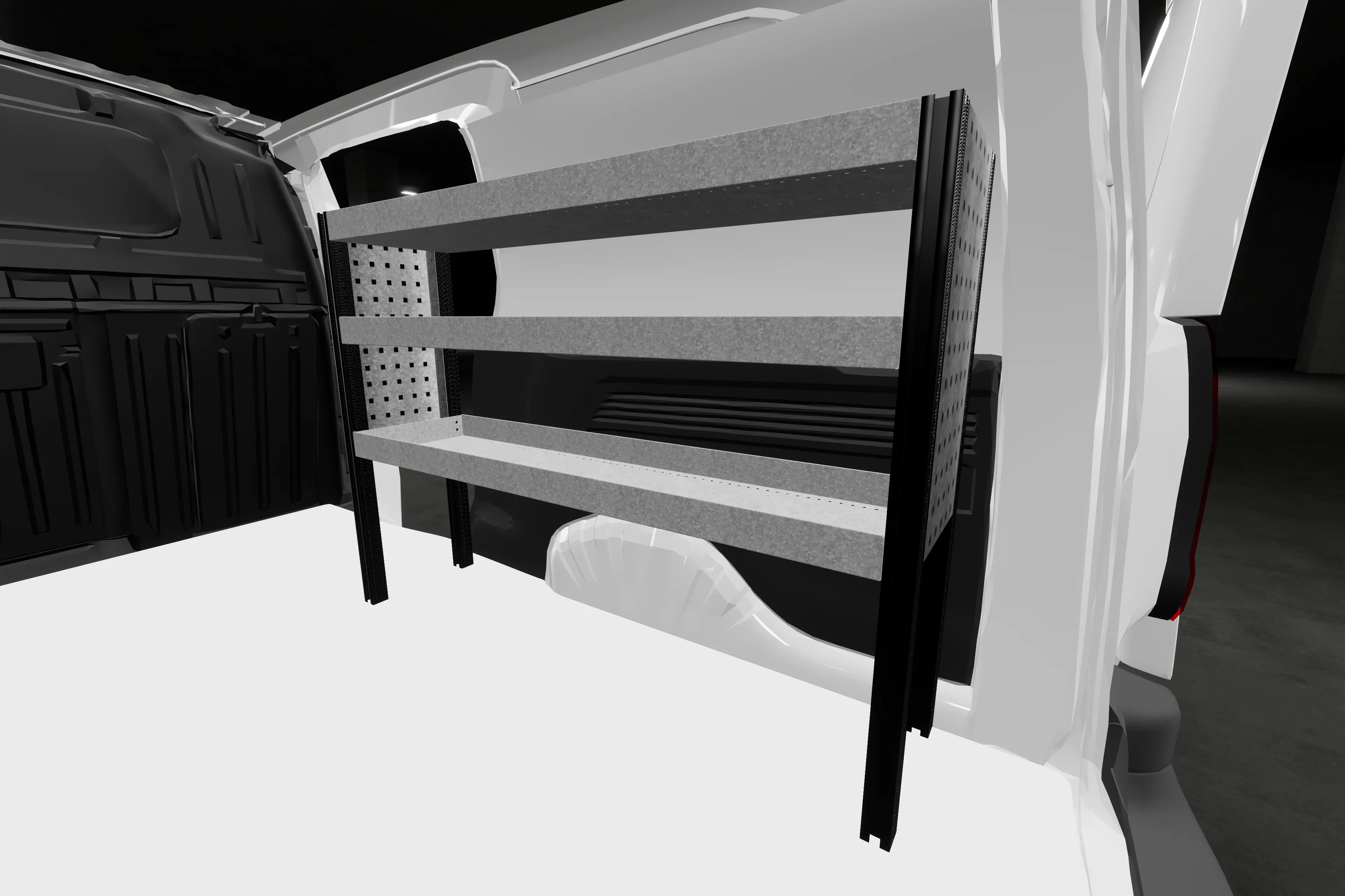 Short26 van racking Fiat Doblo