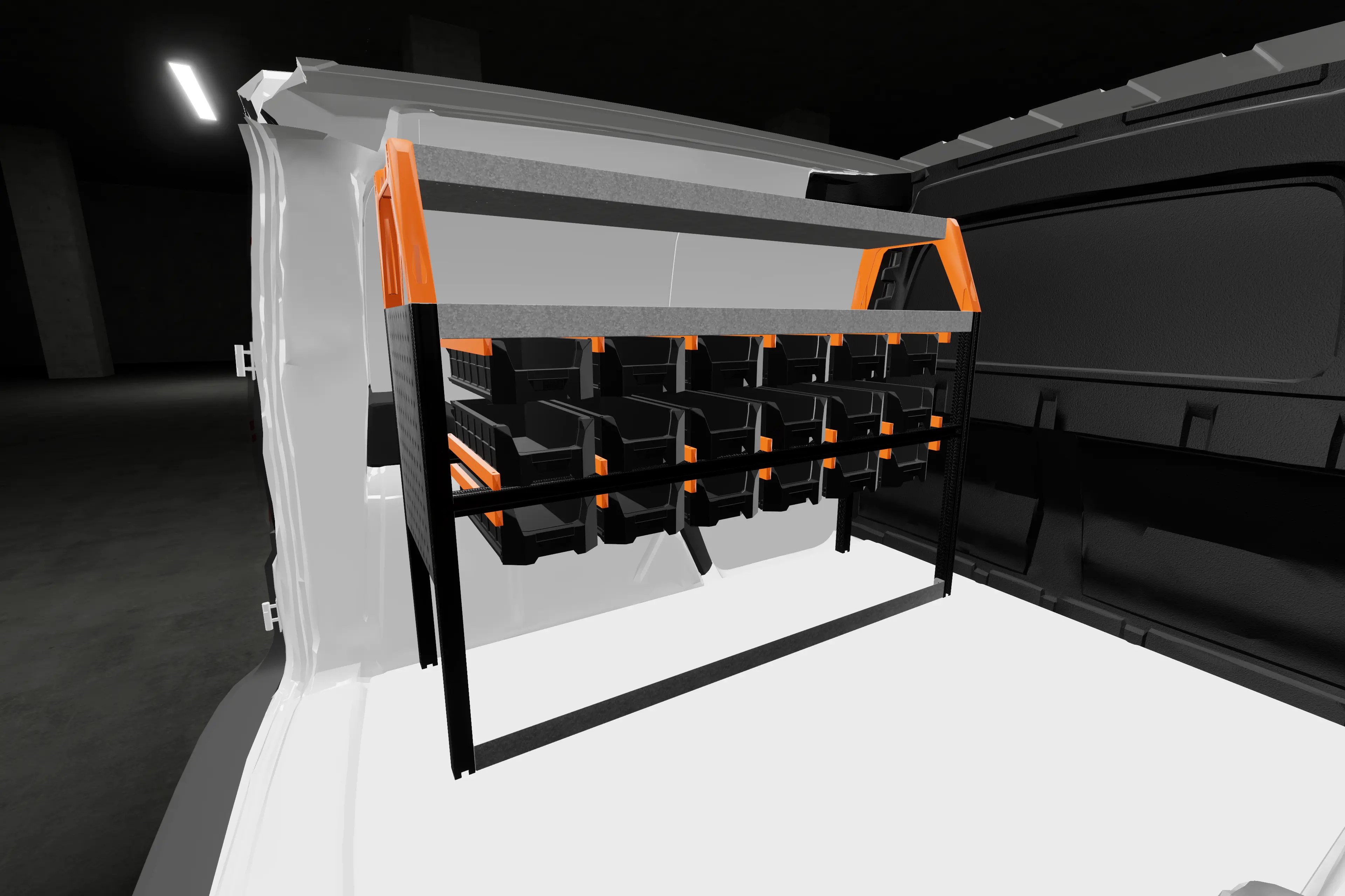Rack van racking VW Caddy