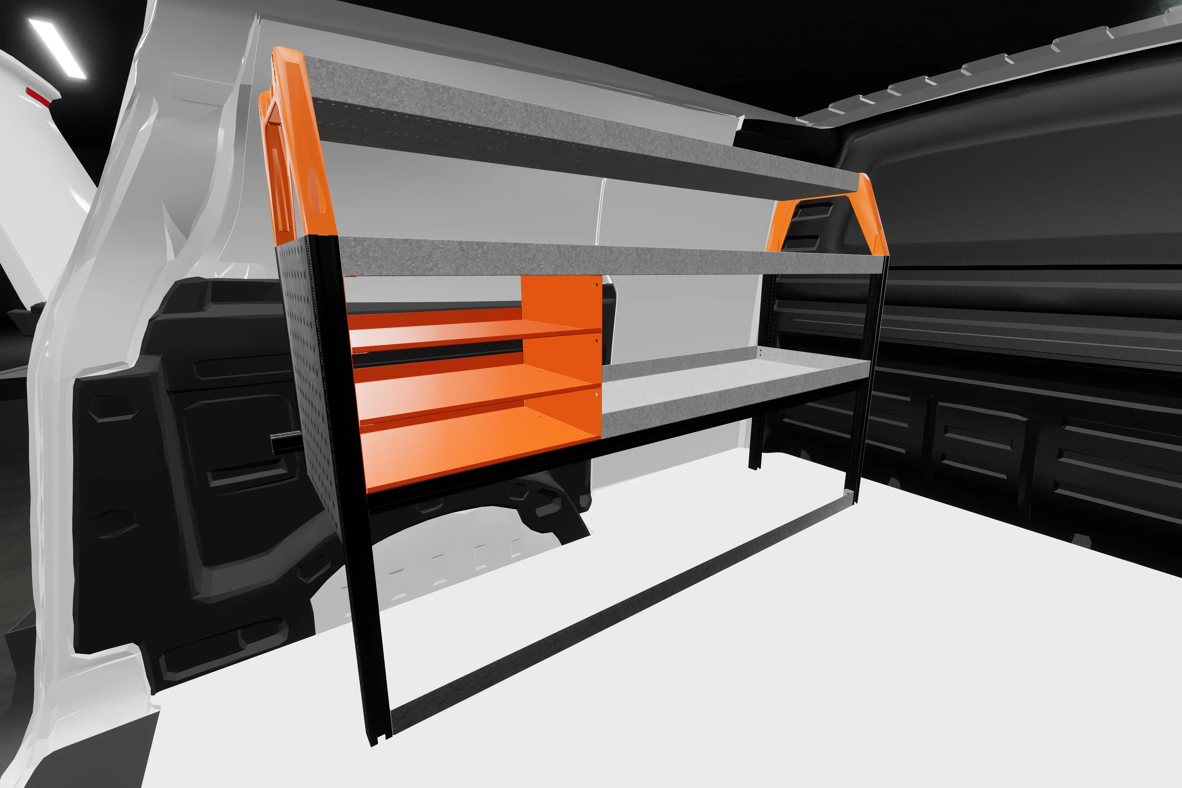 SS3 van racking  