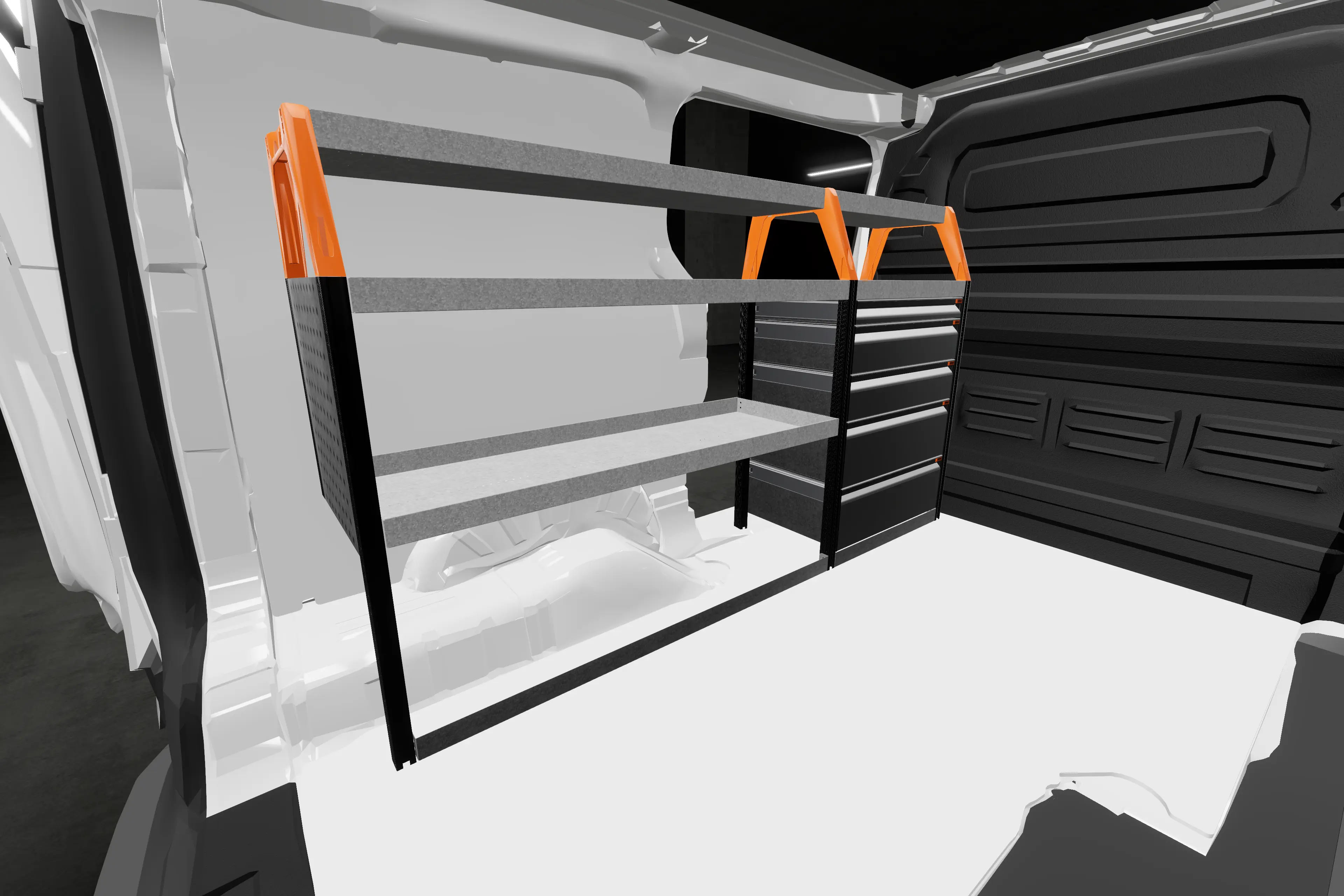 PRO5 van racking KIA 