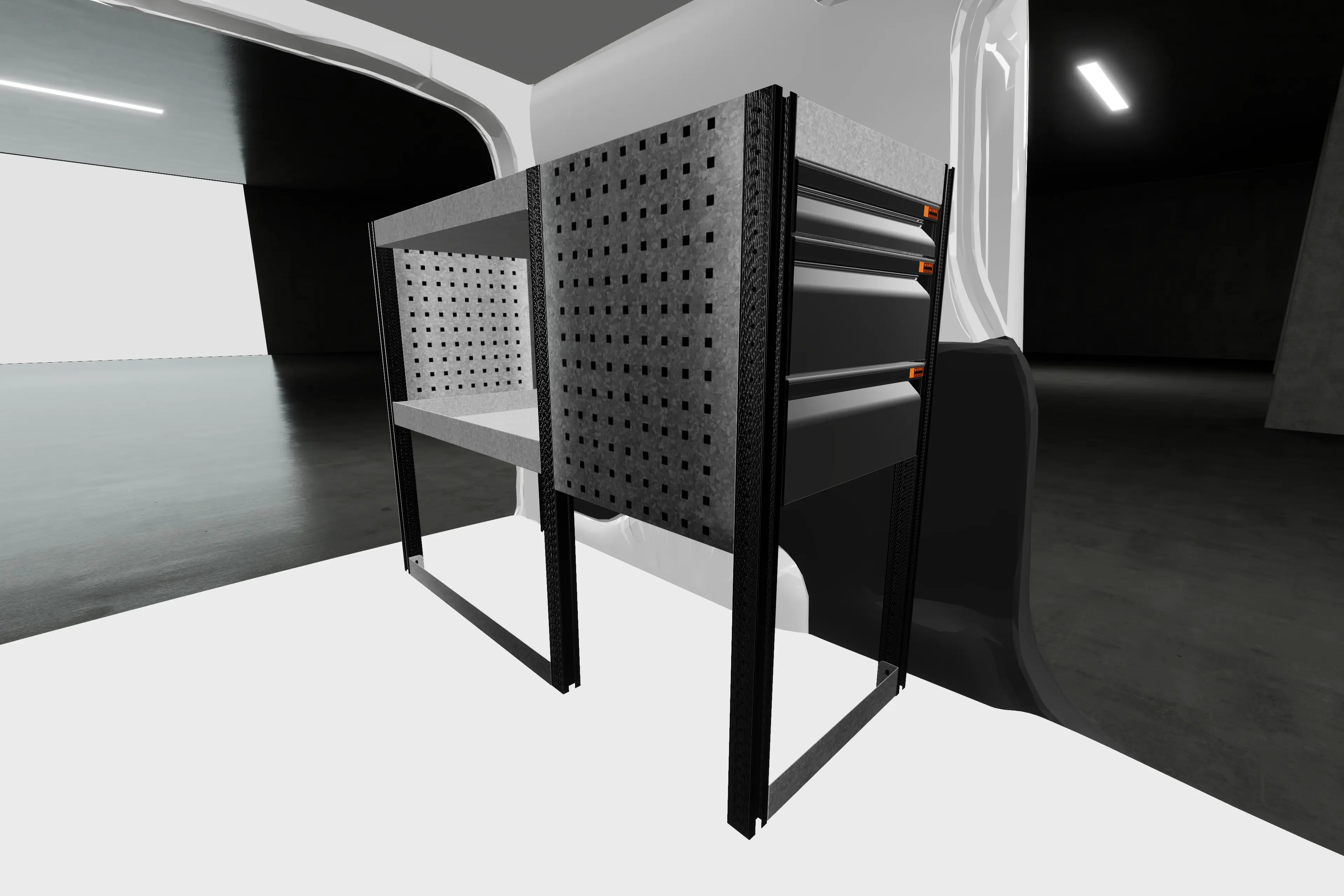 LD42 van racking Fiat Doblo