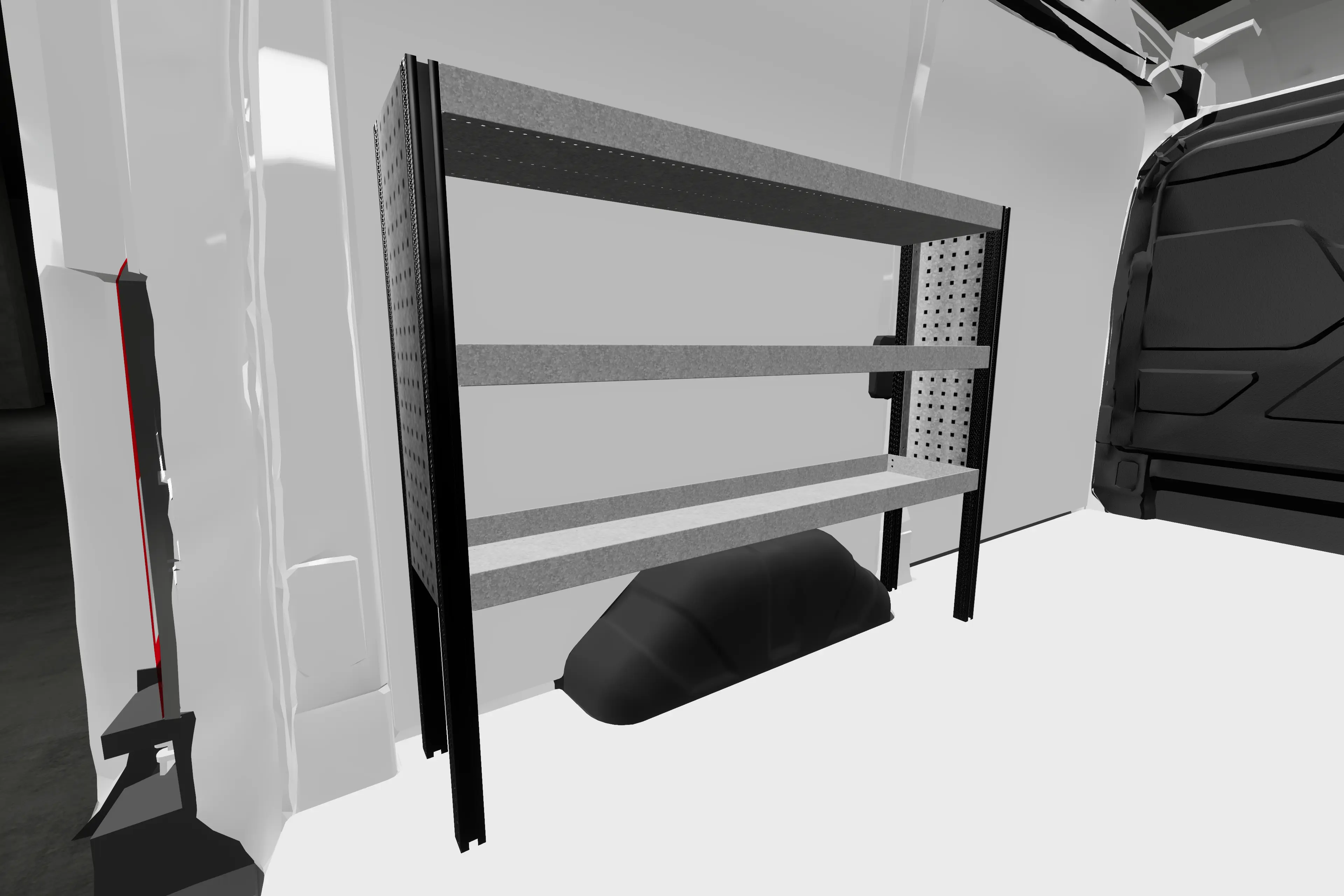 Short26 van racking Ford Transit