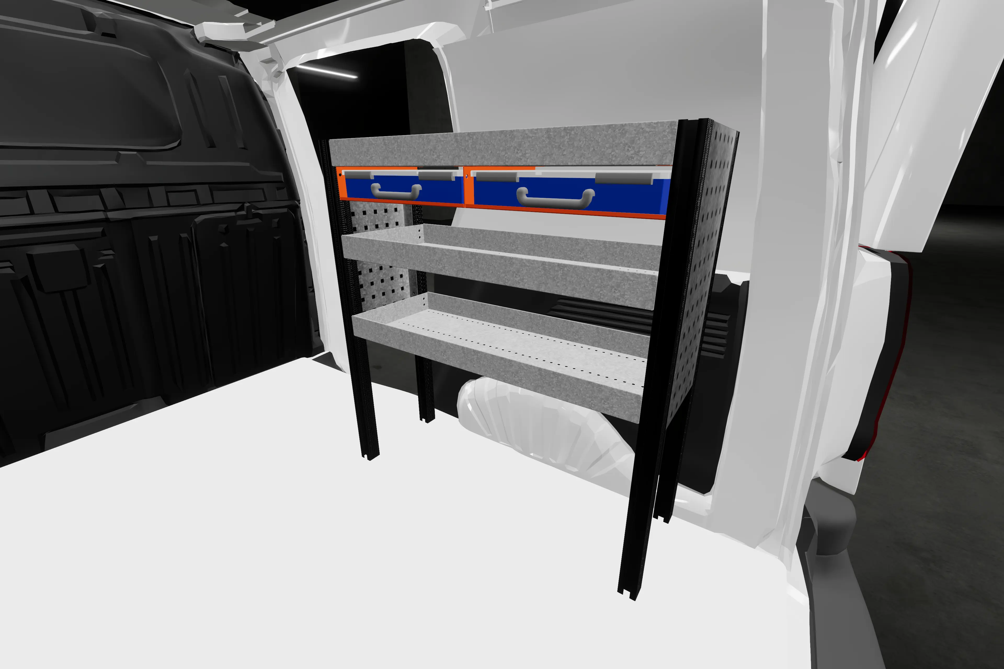 SS2 van racking Citroën Berlingo