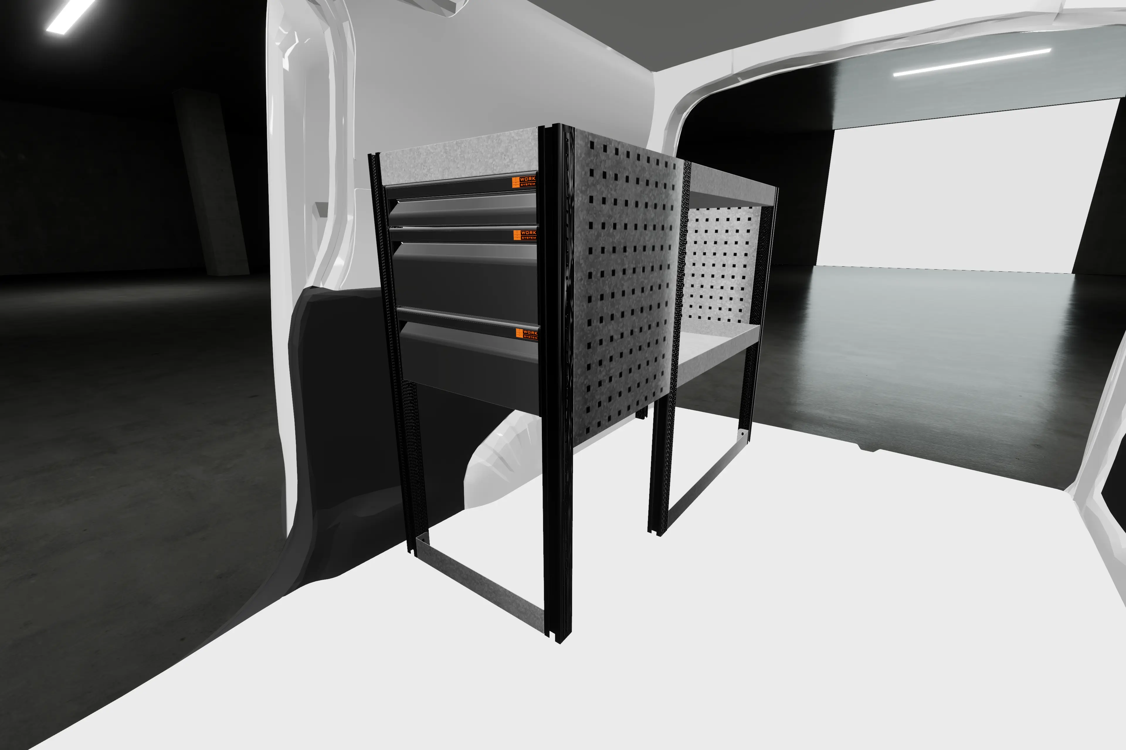LD42 van racking Citroën Berlingo