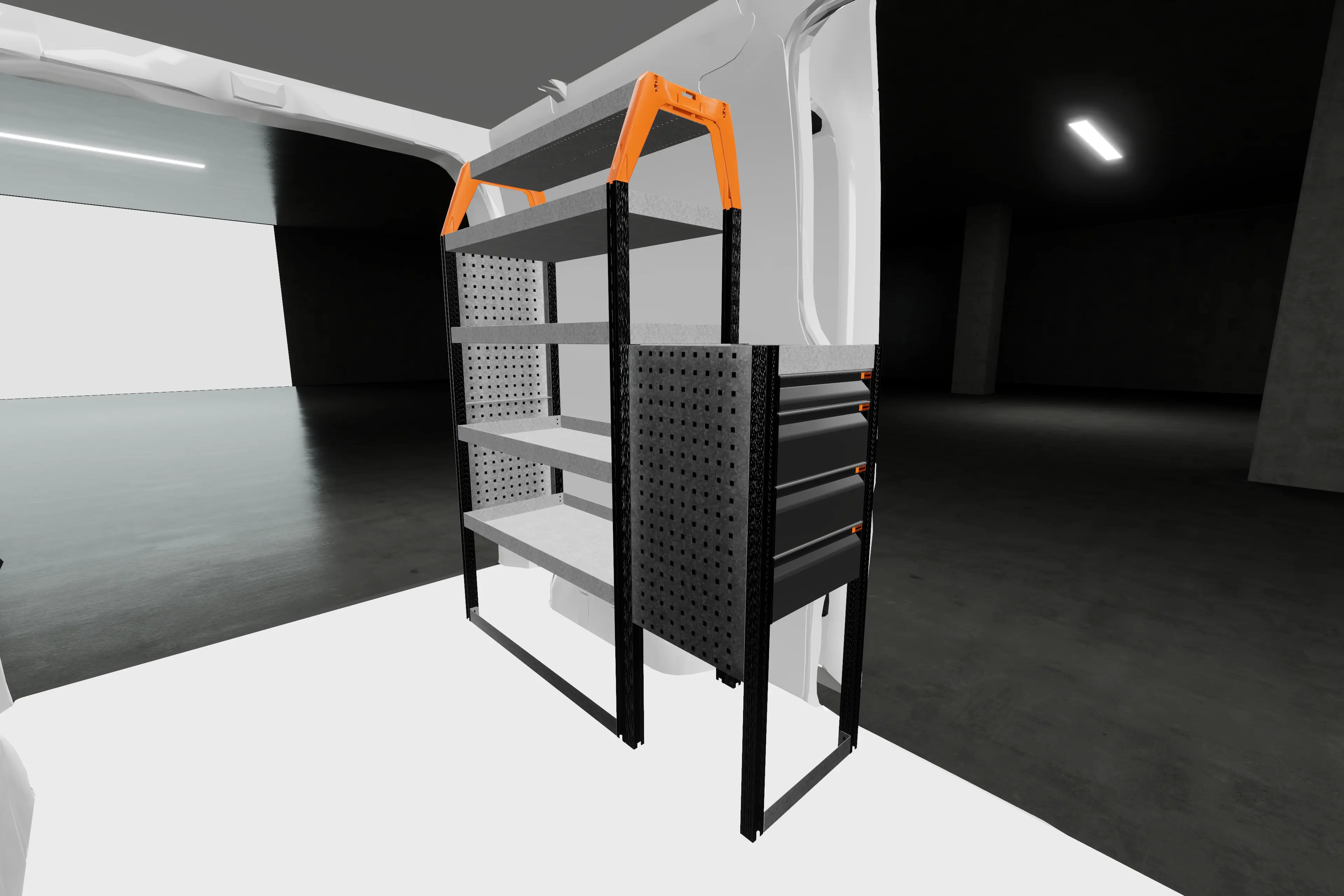 LD42 van racking Renault 