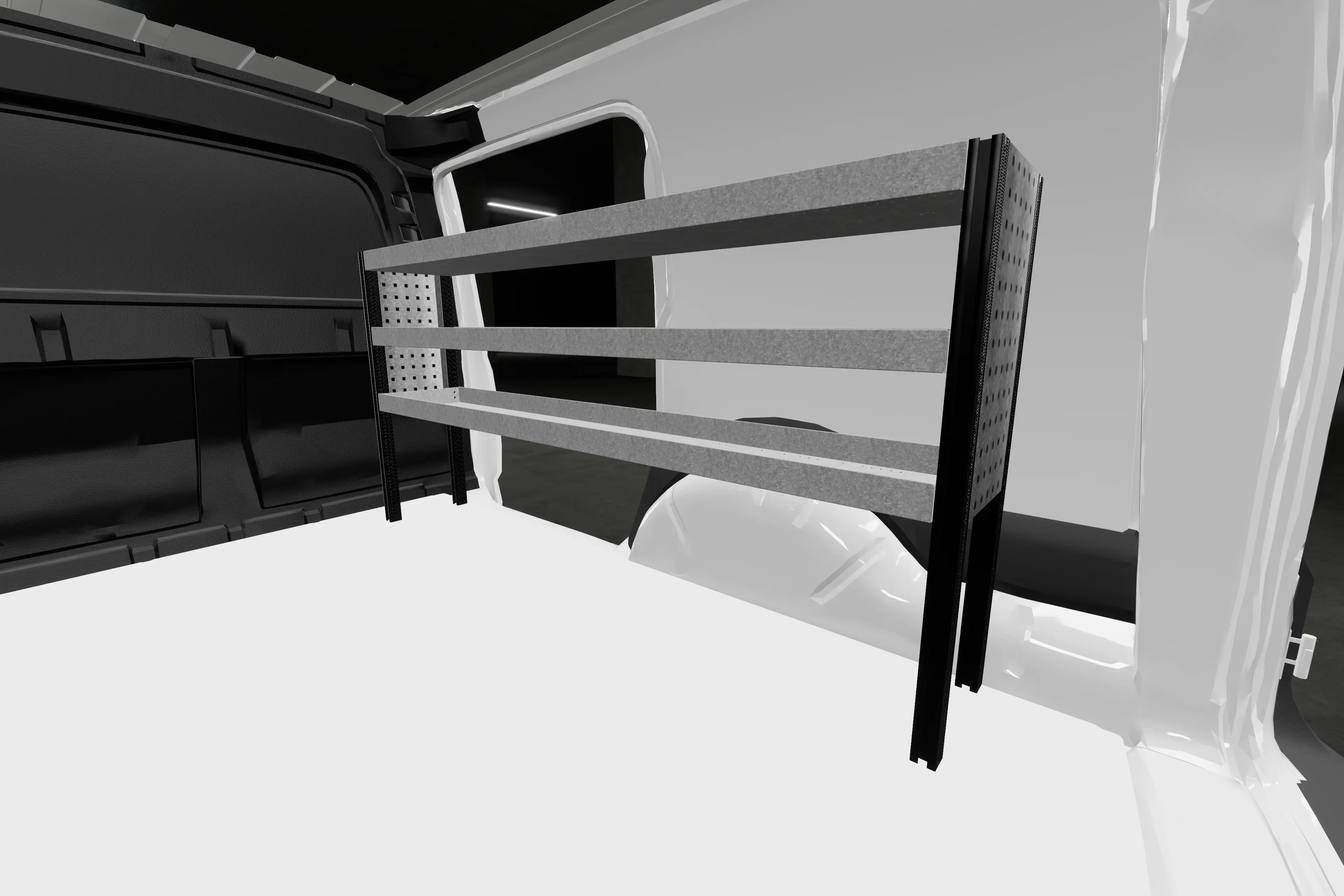 Base26 van racking Ford Connect
