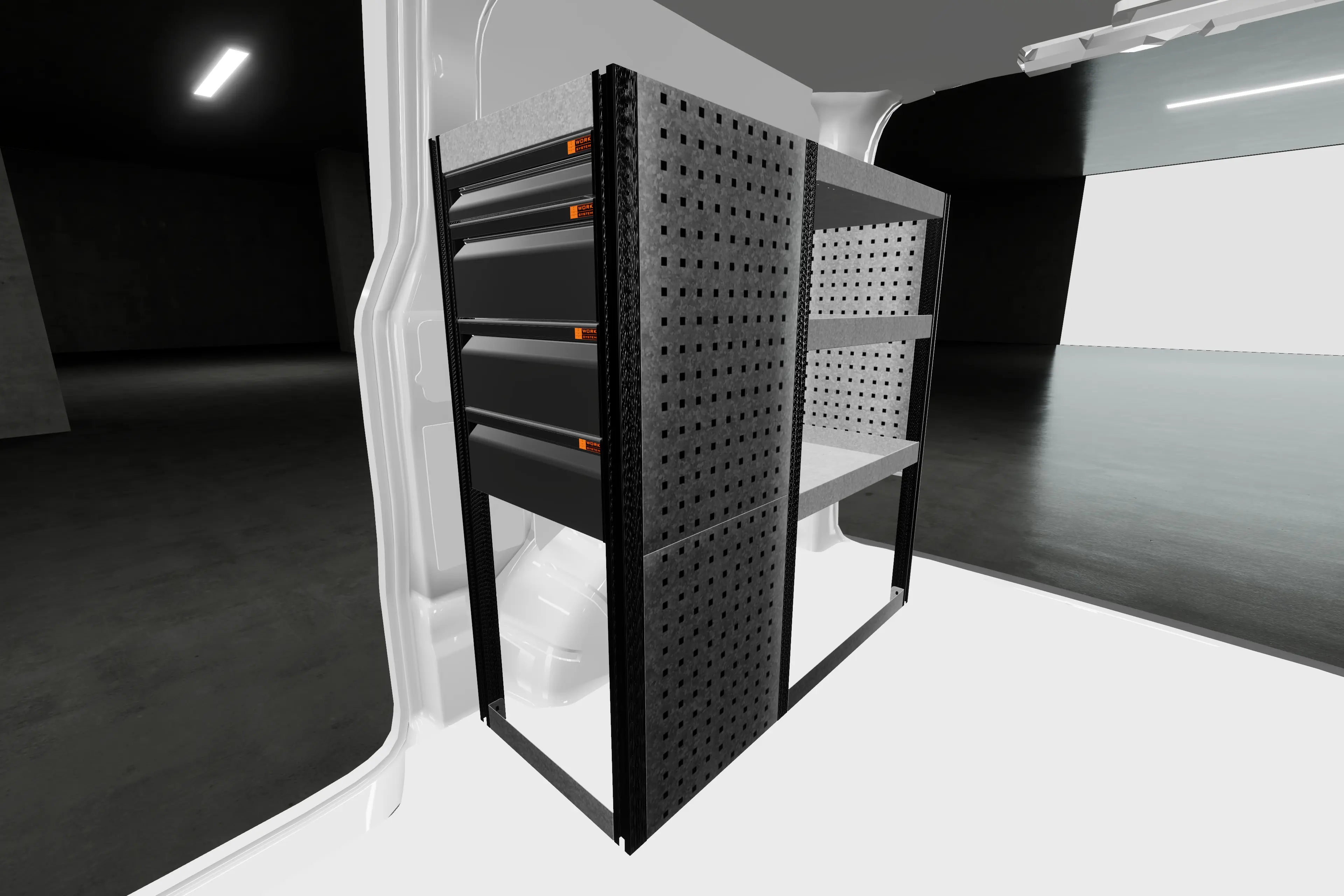 LD42 van racking VW Transporter