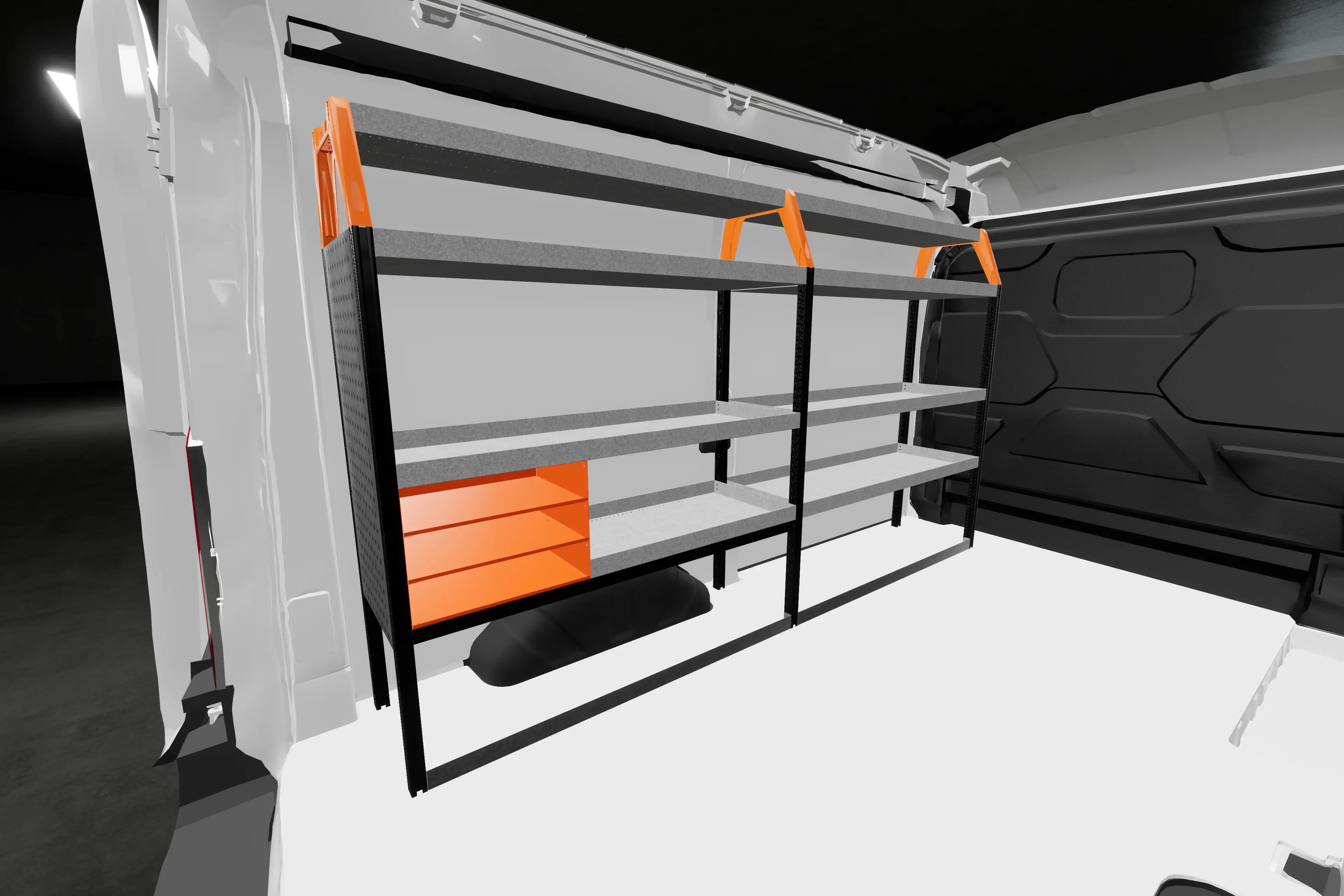 SS3 van racking Ford Transit