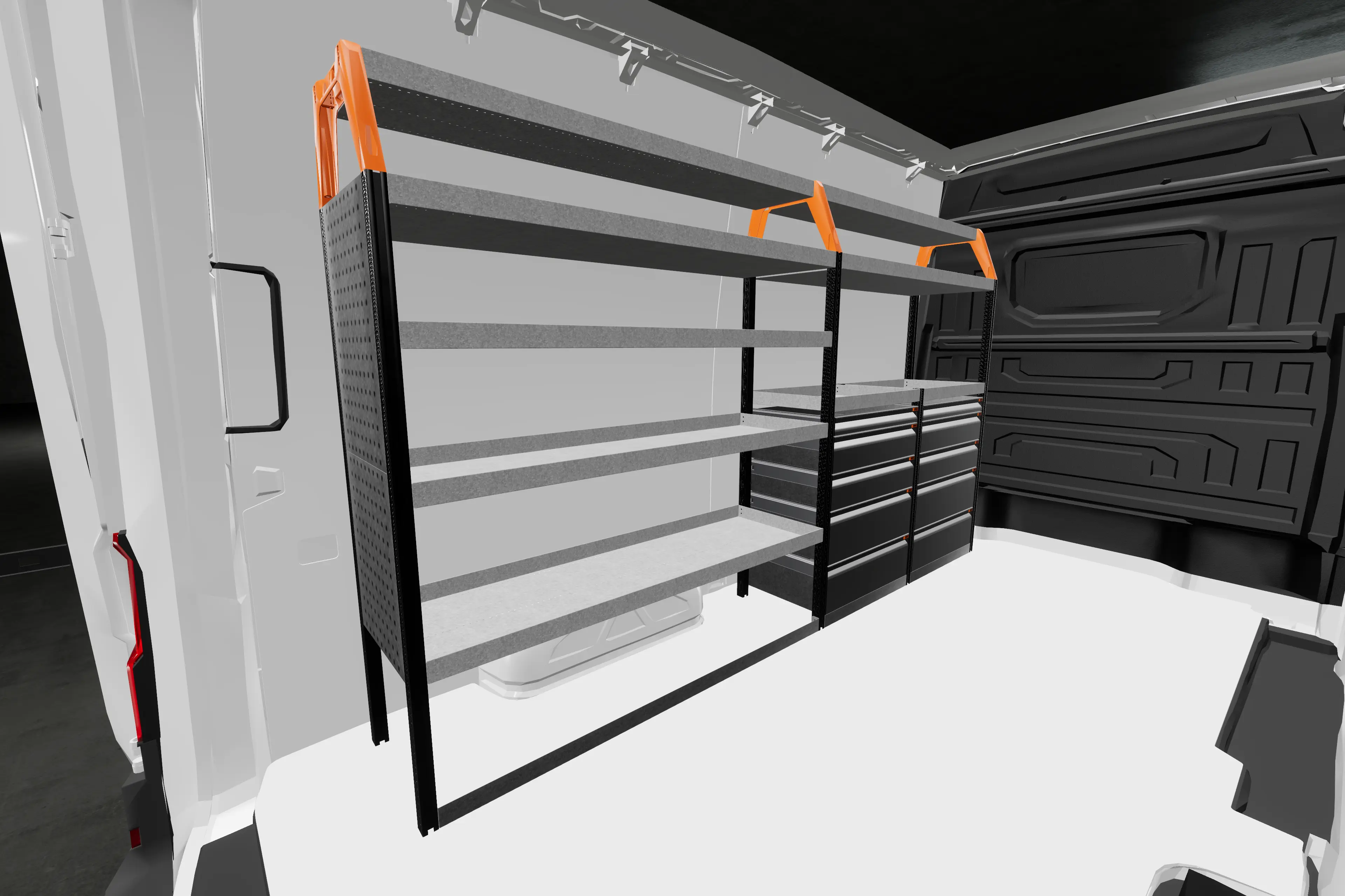 Max10 van racking MAN 