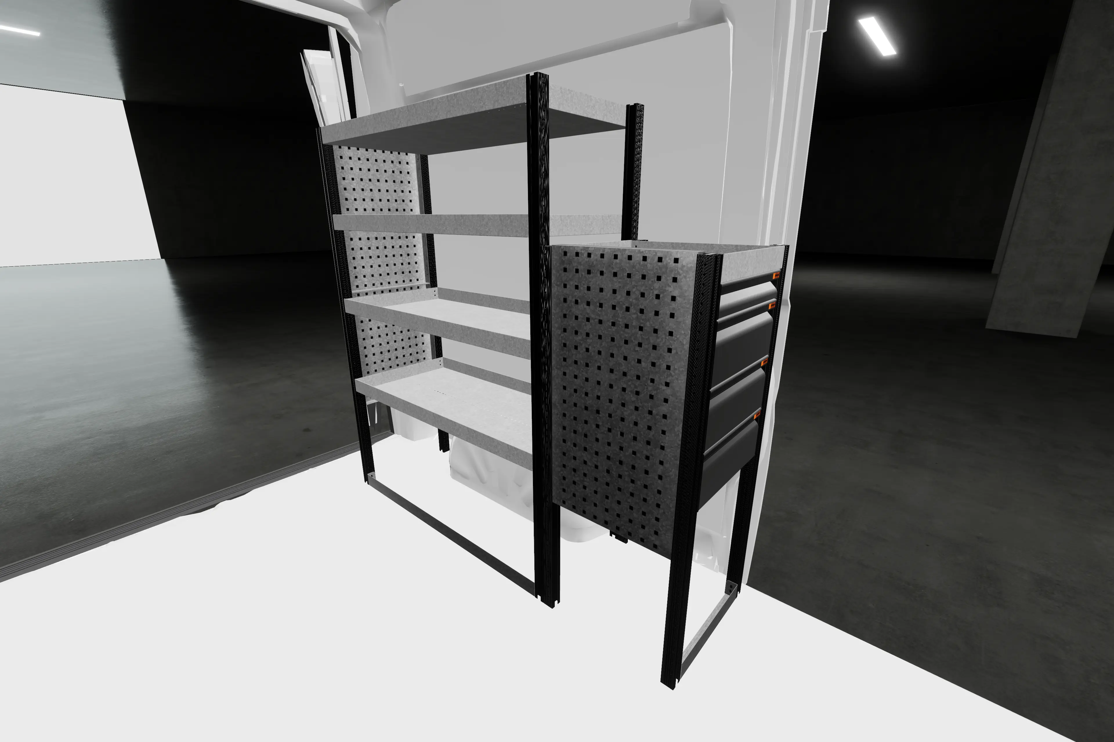 LD42 van racking Fiat Ducato