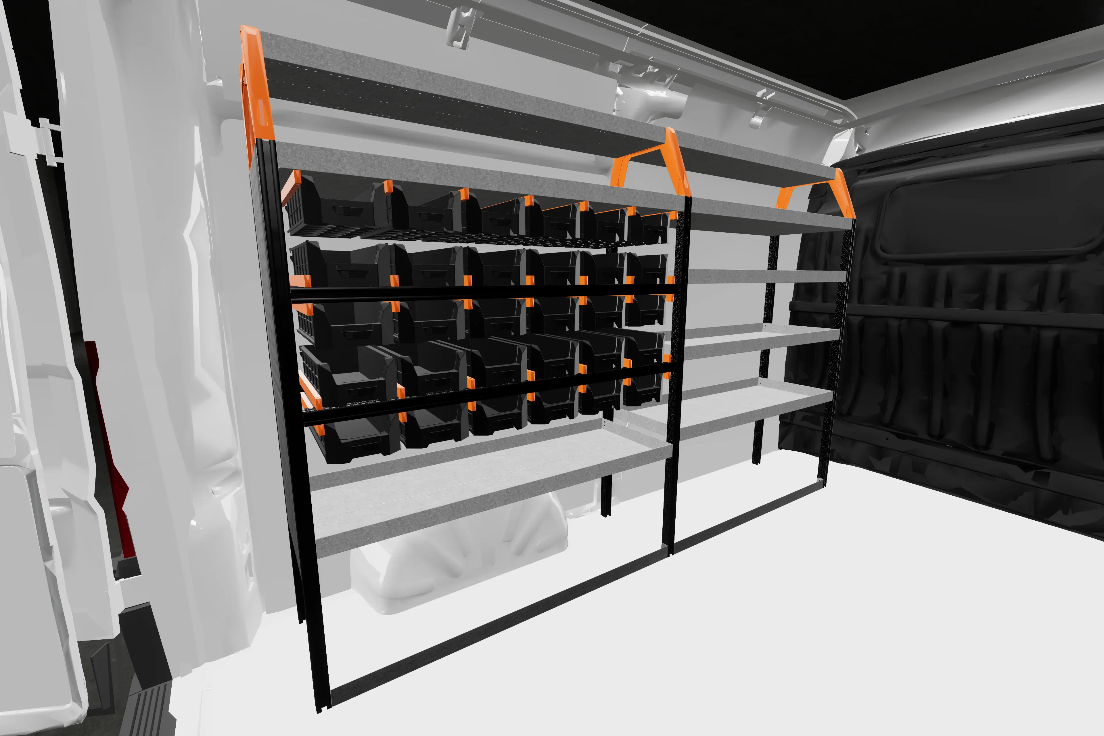 Rack van racking Fiat Ducato