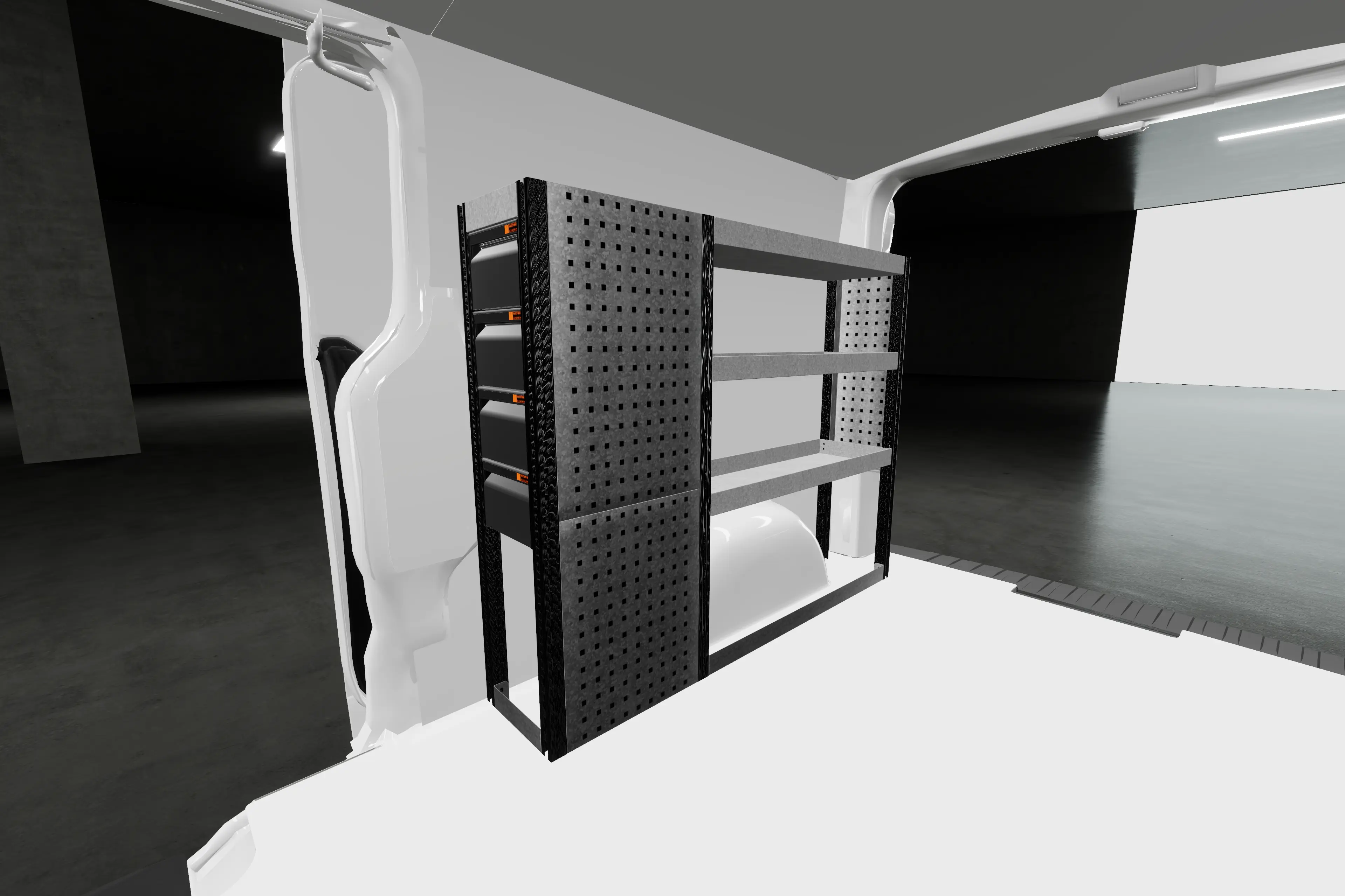 LD26 van racking Renault 