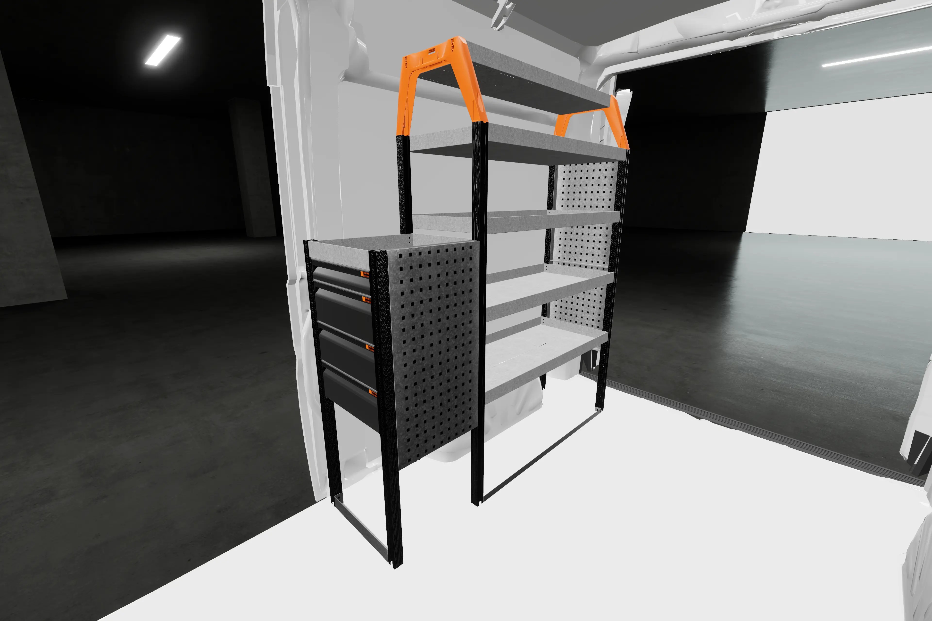LD42 van racking Fiat Ducato