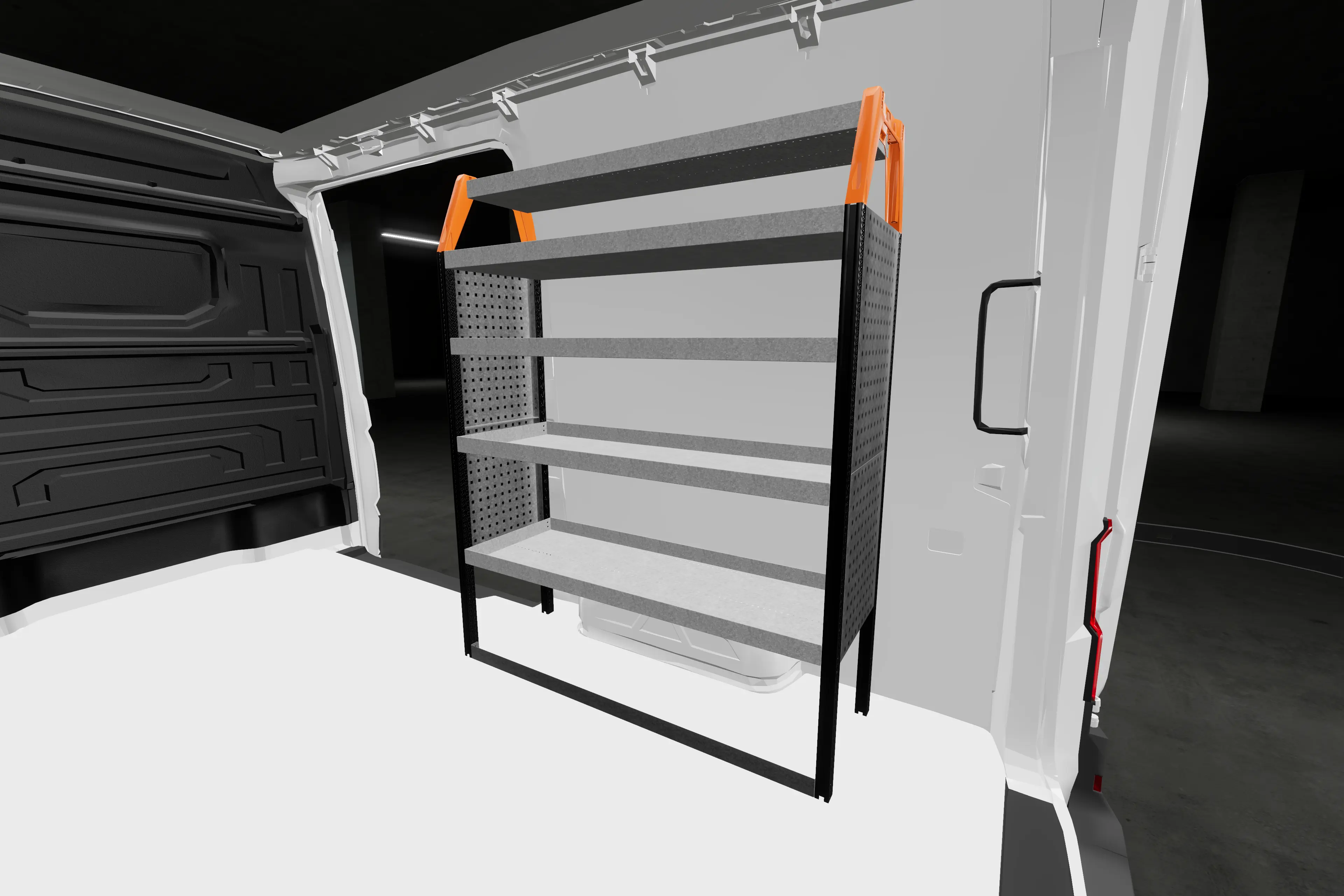 Short42 van racking MAN 